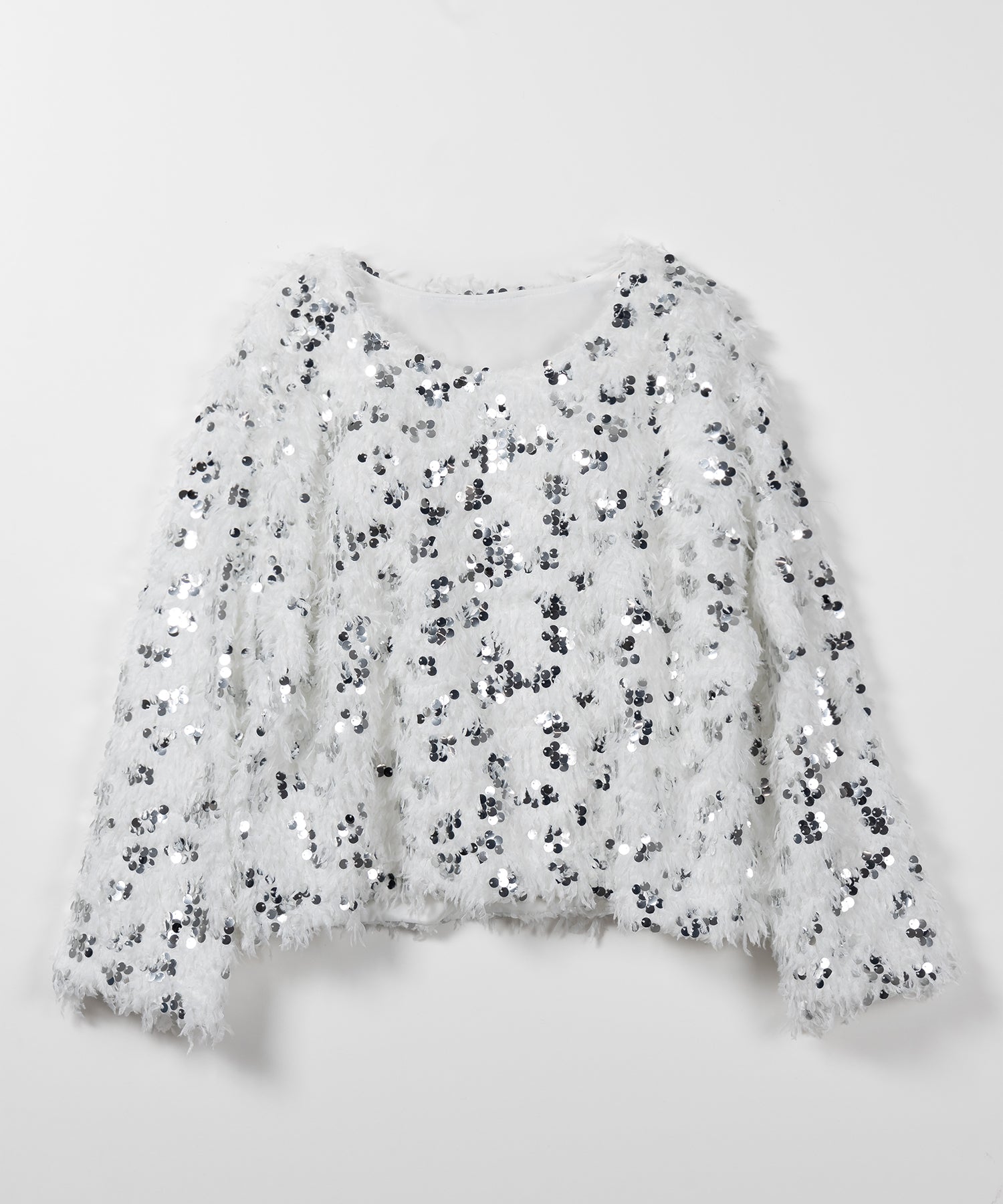 【 4color 】フェザースパングルオーバートップス/feather spangle over tops