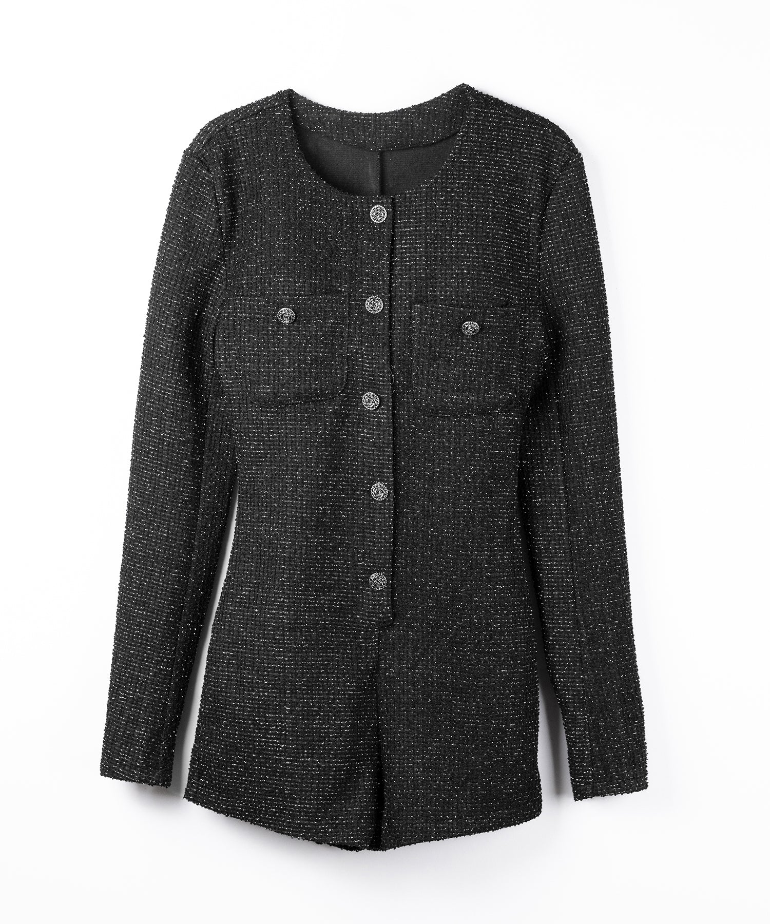 ブラックツイードレディミニオールインワン / black tweed lady mini allinone