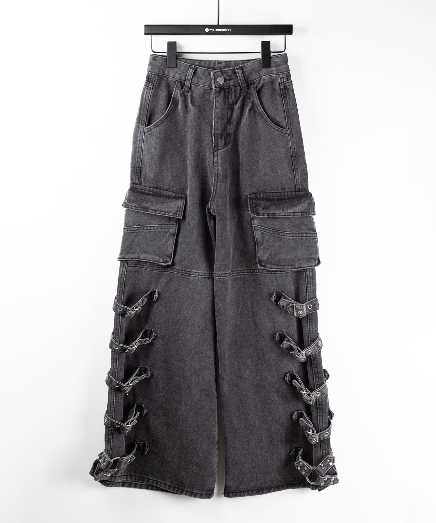 【 4size 】ヴィンテージサイドベルテッドカーゴデニム / vintage side belted cargo denim