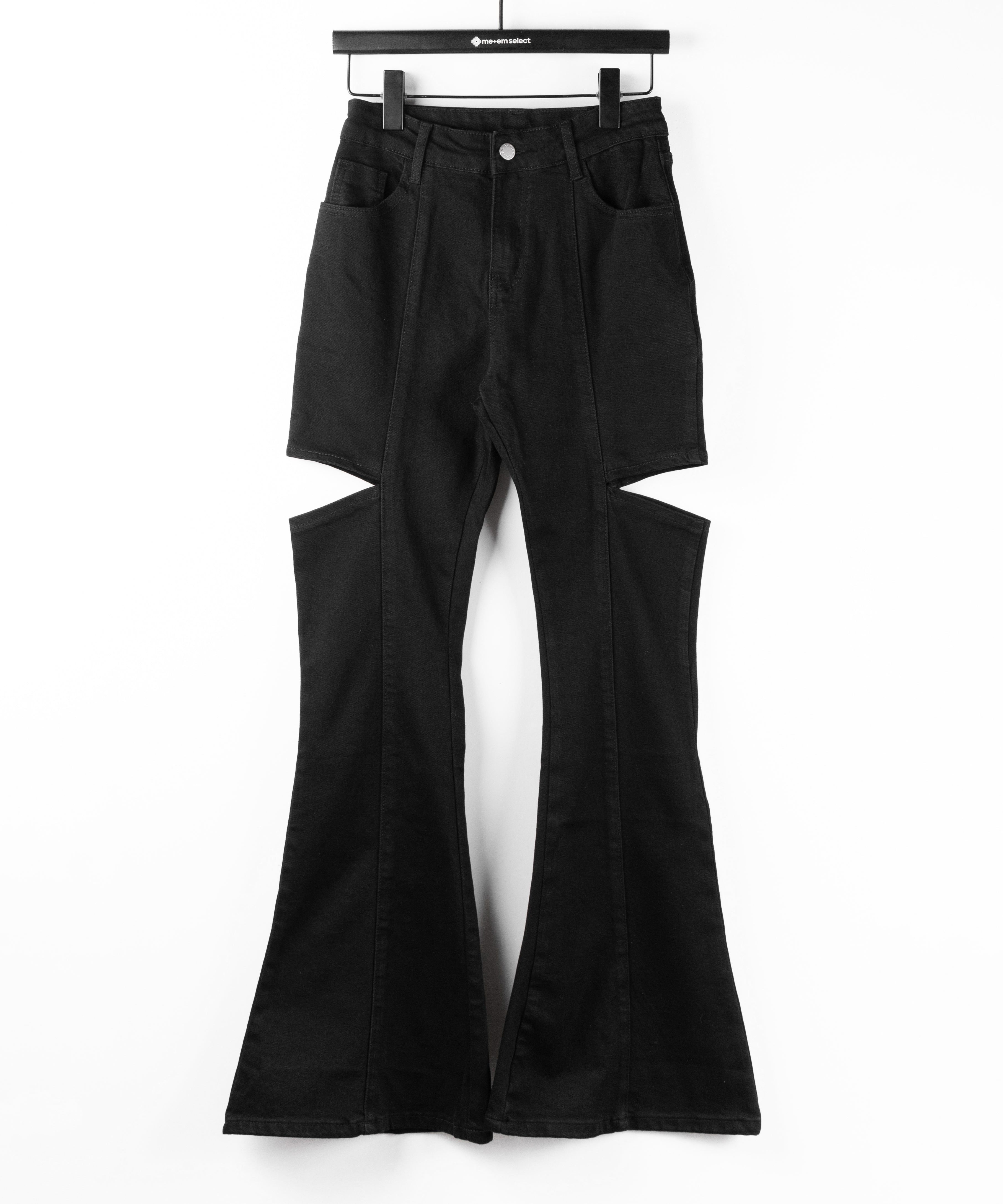 カットアウトヴィンテージストレッチフレアデニム / cutout vintage stretch flare denim