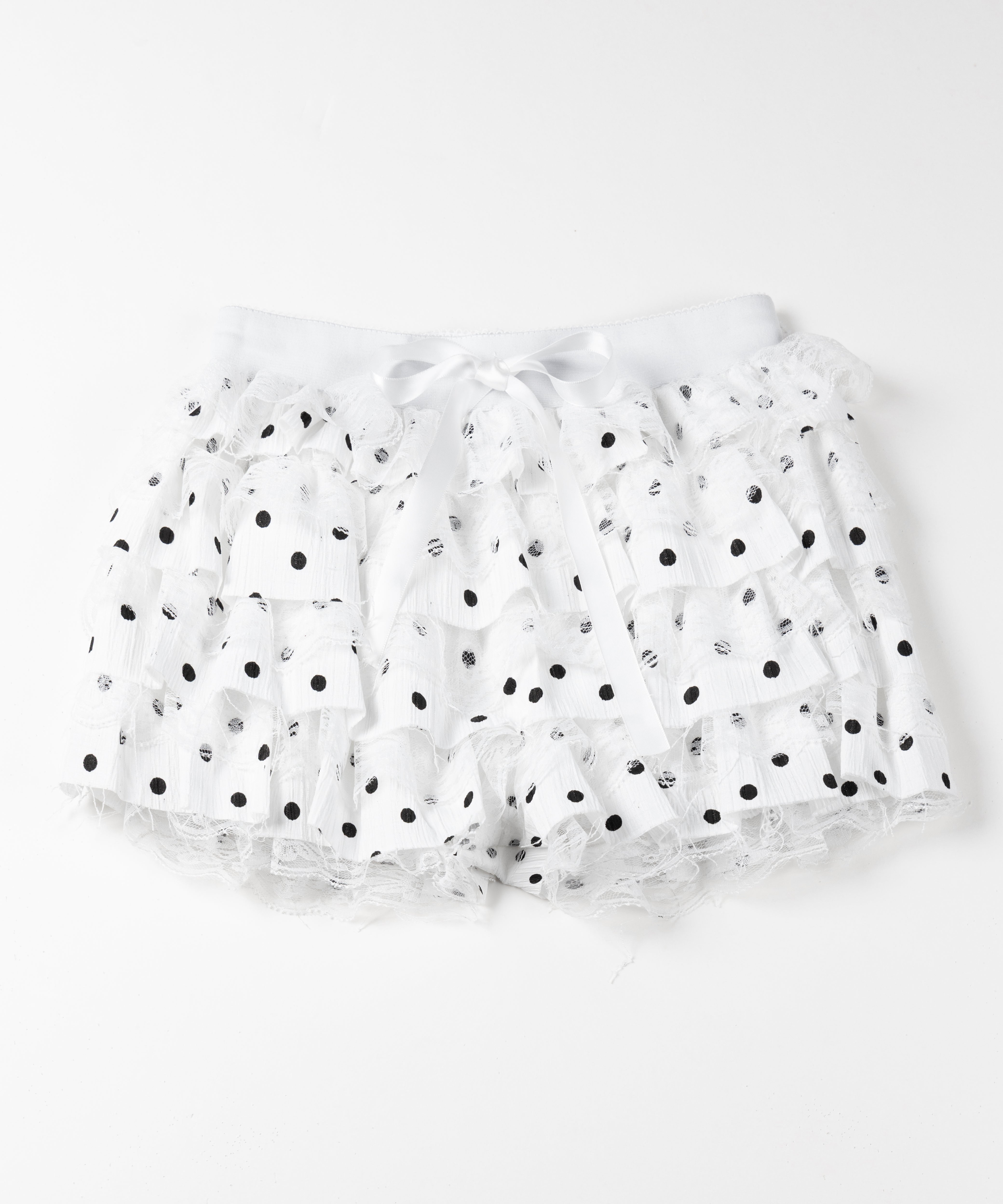 ドットレースフリルショートパンツ / dot lace frill short pants