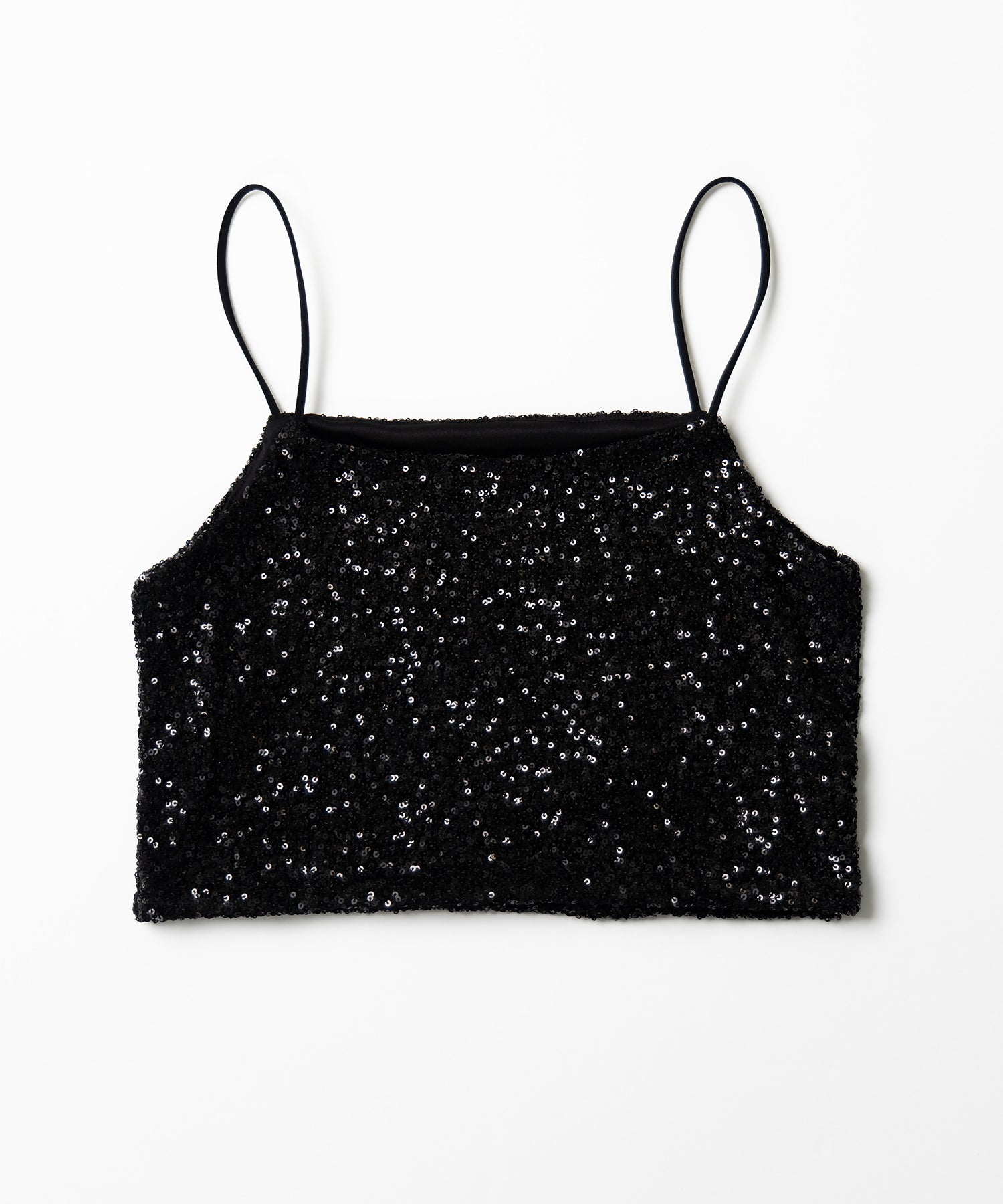 グリッタースパングルショートキャミソール / glitter spangle short camisole