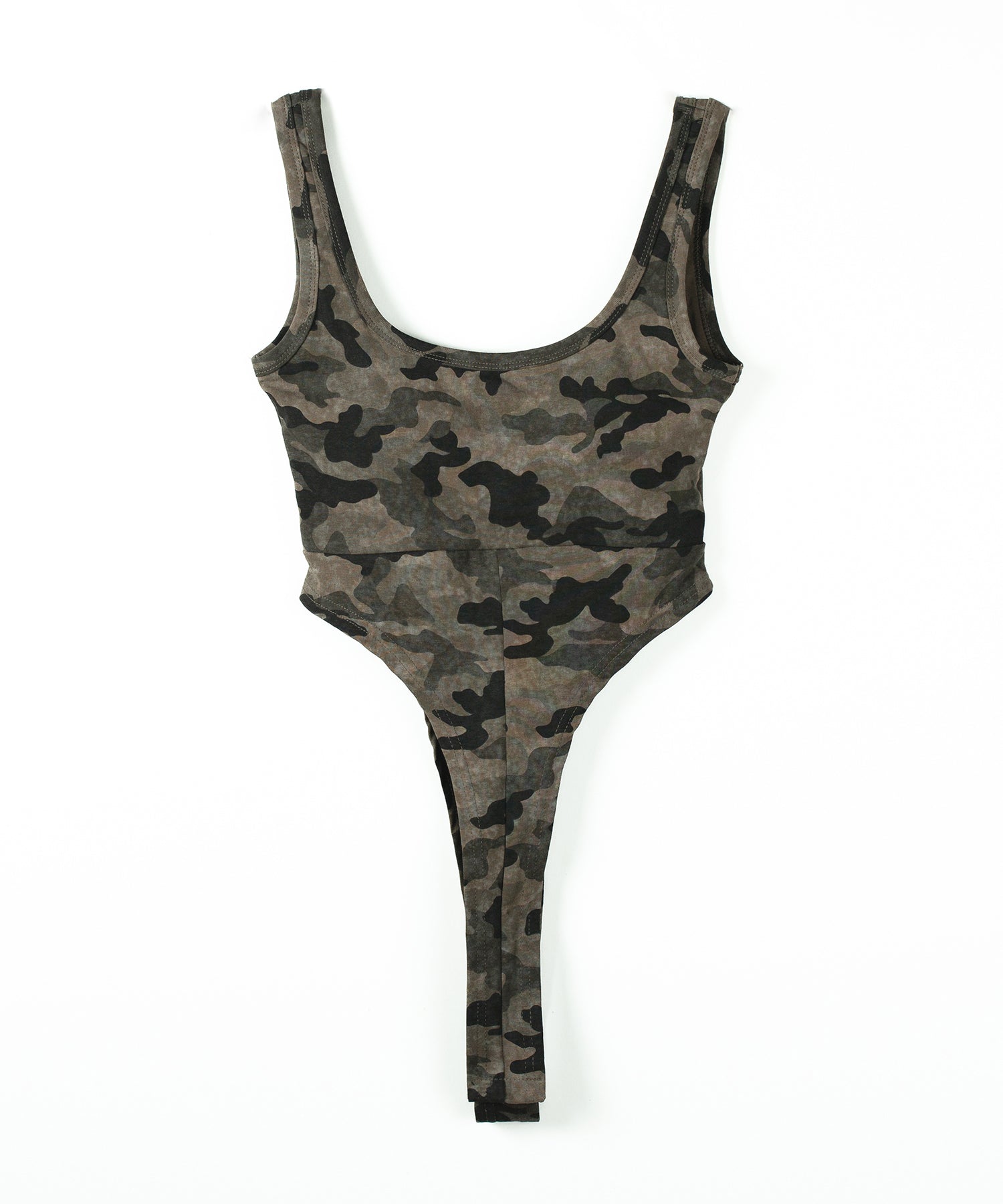 ヴィンテージカモフラボディスーツタンク/ Vintage camouflage bodysuit tank