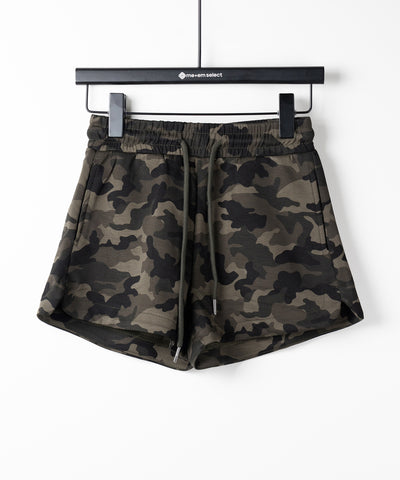 ヴィンテージカモフラタイトショートパンツ / Vintage camouflage tight short pants