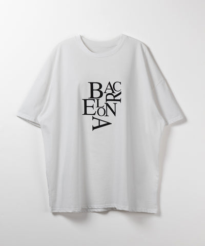BACロゴレタリングビッグTシャツ / BAG logo lettering big Tee