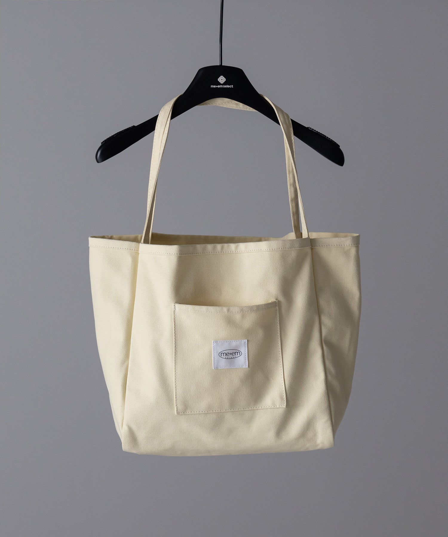 【 7color /大容量 】ミームセレクトオリジナルタグキャンバスカラートートバッグ / me+em select original tag canvas color totebag