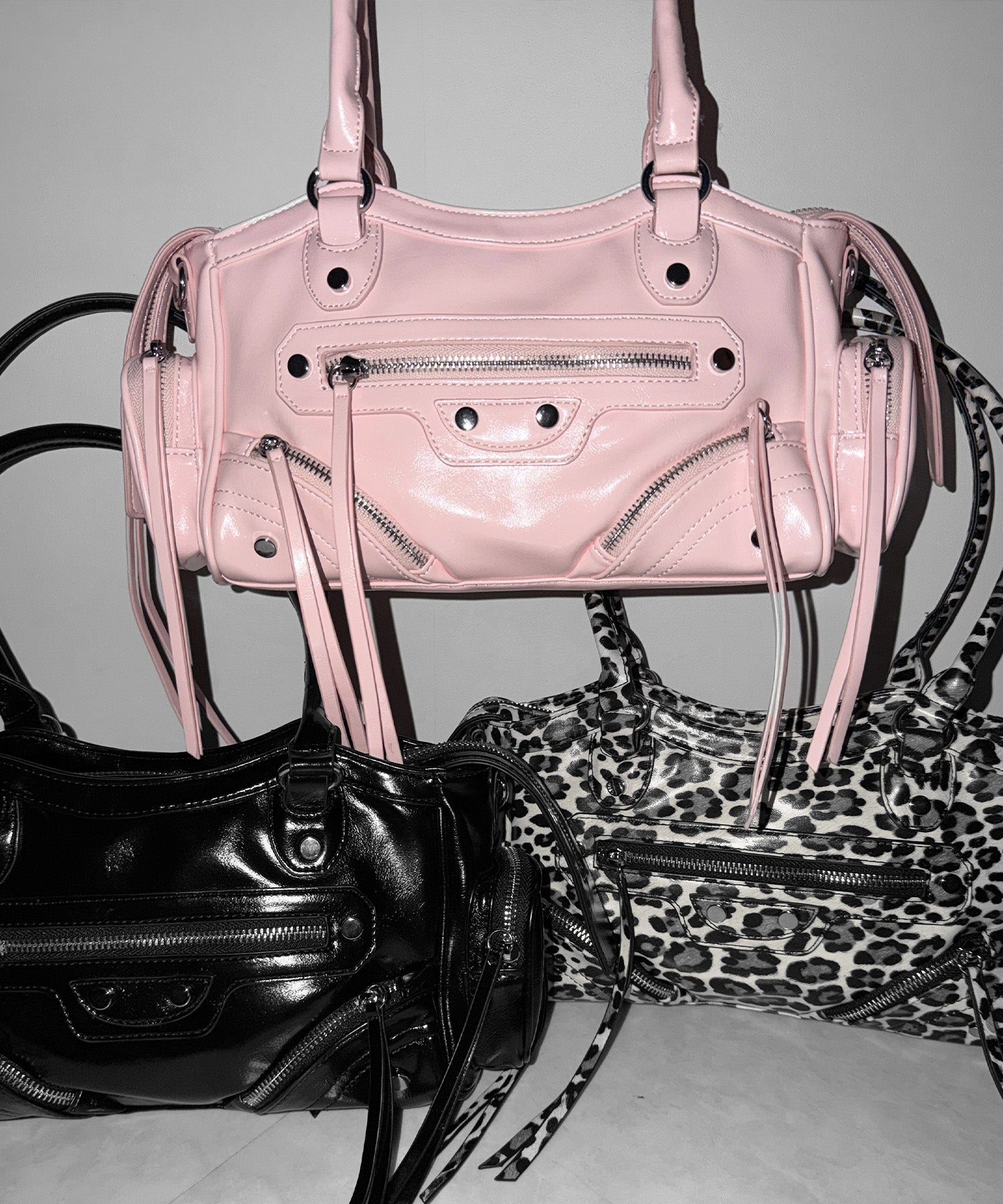 【 ショルダーストラップ付き2WAY 】ヴィンテージアウトポケットグランジボストンショルダーバッグ/ vintage out pocket grunge boston shoulder bag