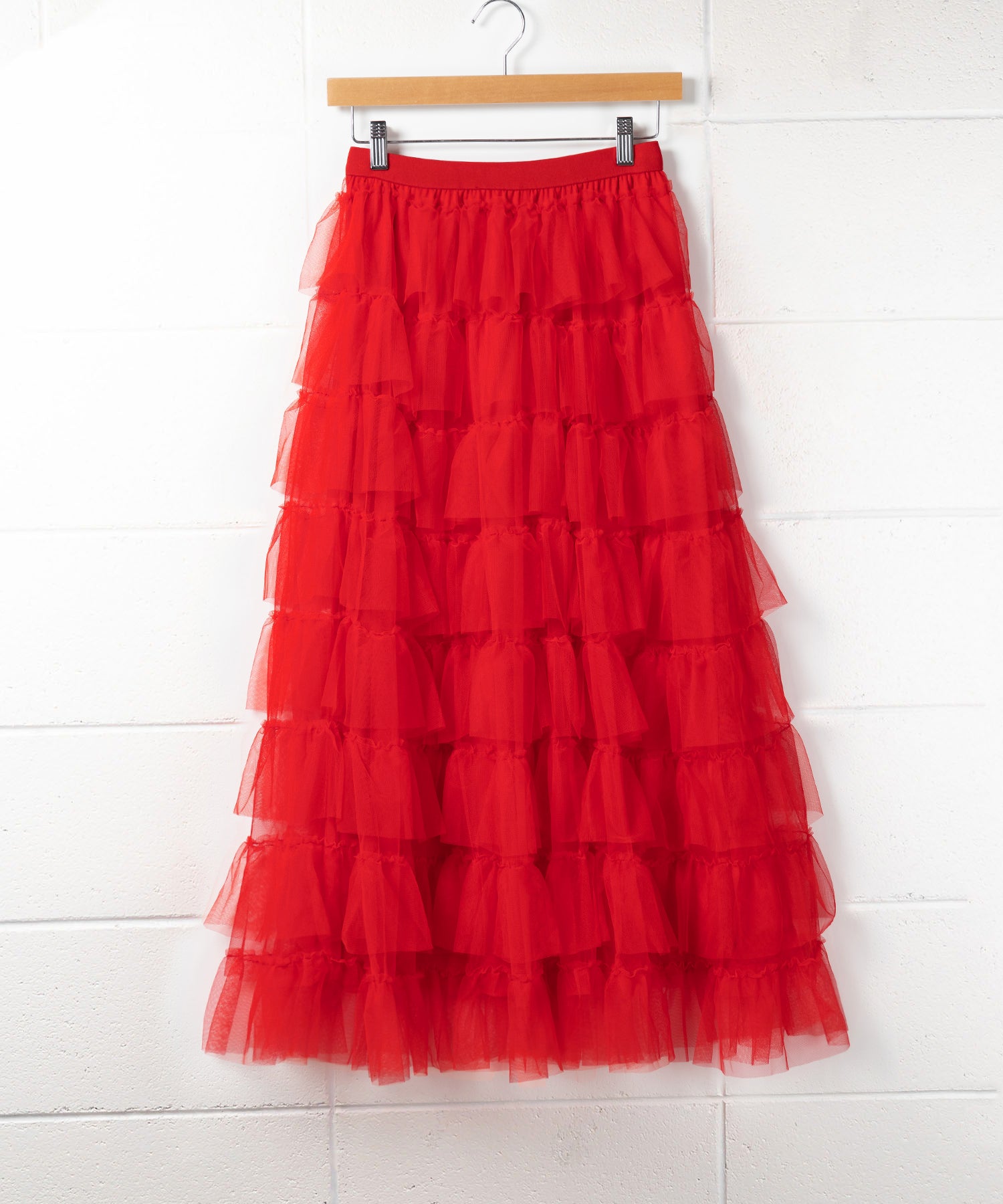 チュールフリルボリュームスカート《 NEWカラー3色追加! 》 Sサイズ仲間入り