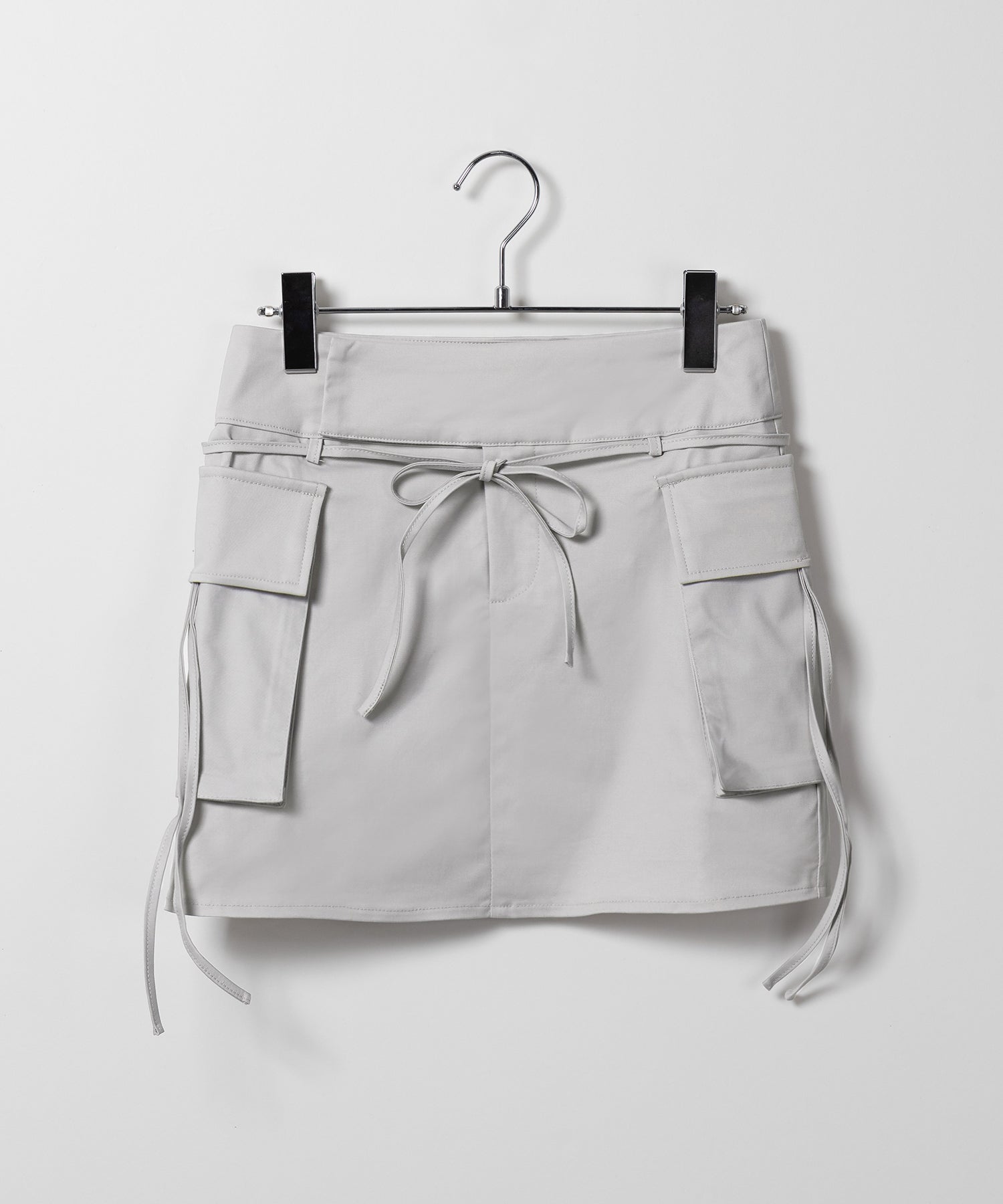 【 2WAY 】3ストラップリボンカーゴミニスカート / three strap ribbon cargo mini skirt