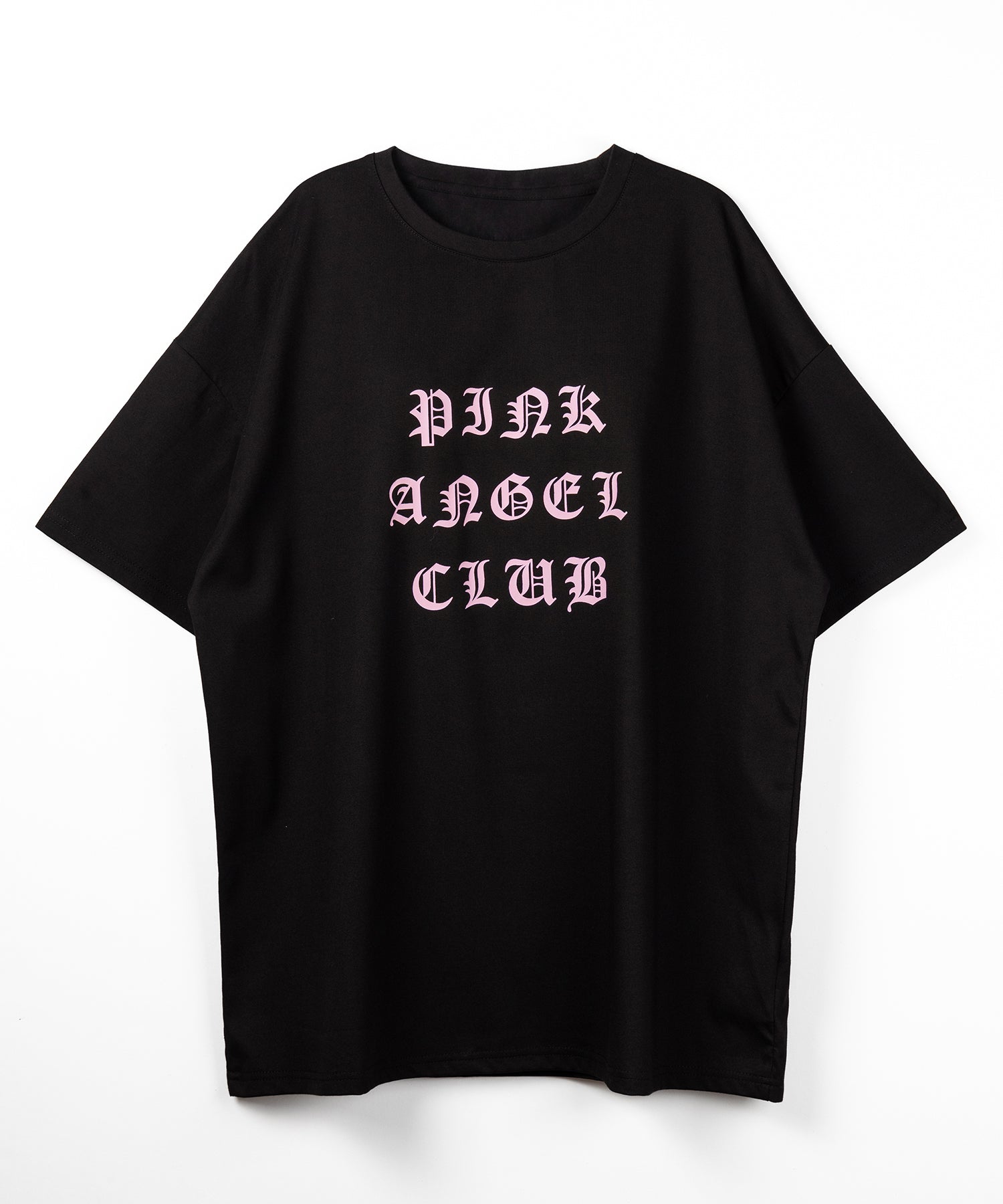 【 PINK ANGEL CLUB 】グランジロゴビッグTシャツ / PINK ANGEL CLUB grunge logo big T-shirts