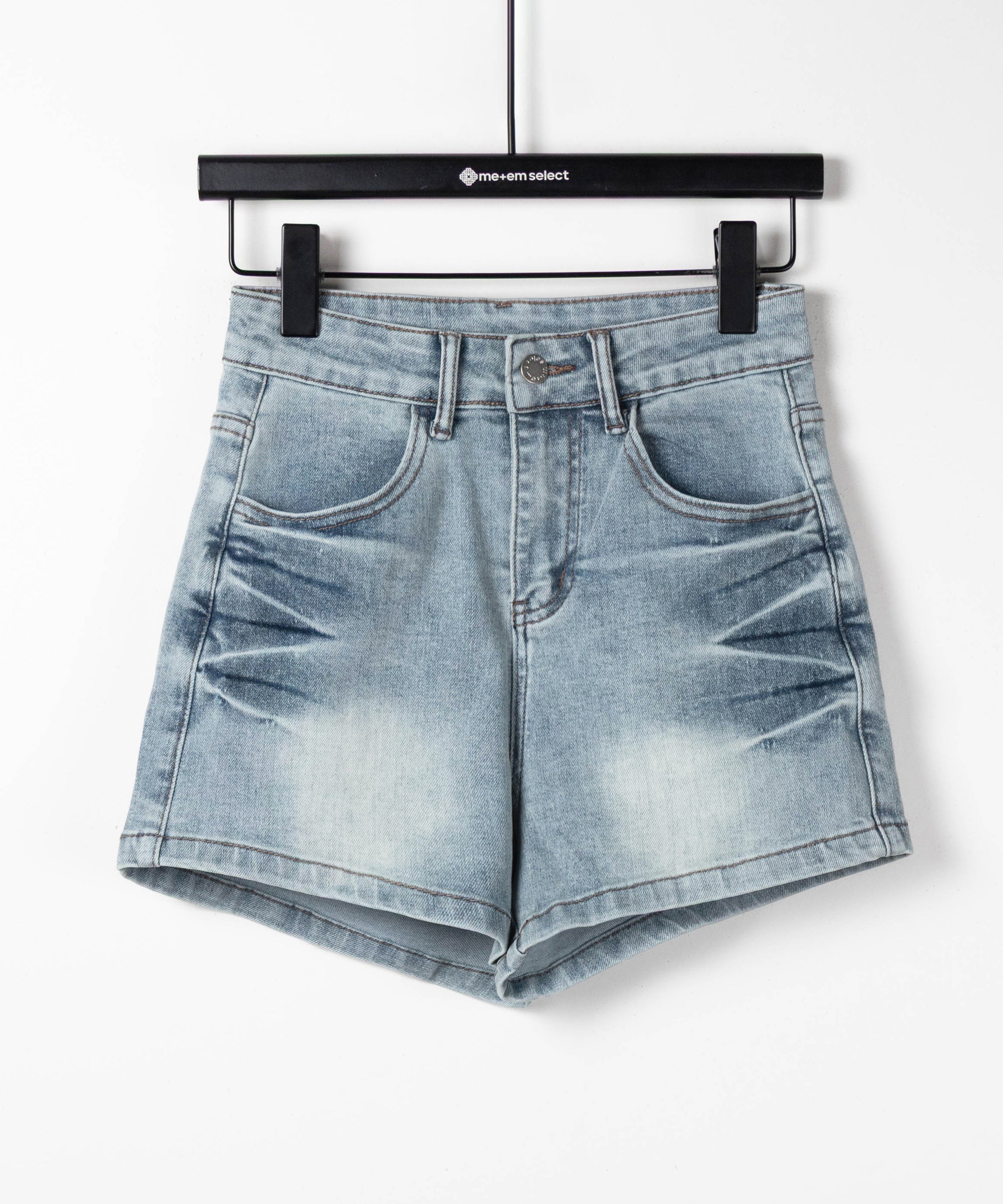 ハイウエストタイトデニムショートパンツ / high waist tight short pants