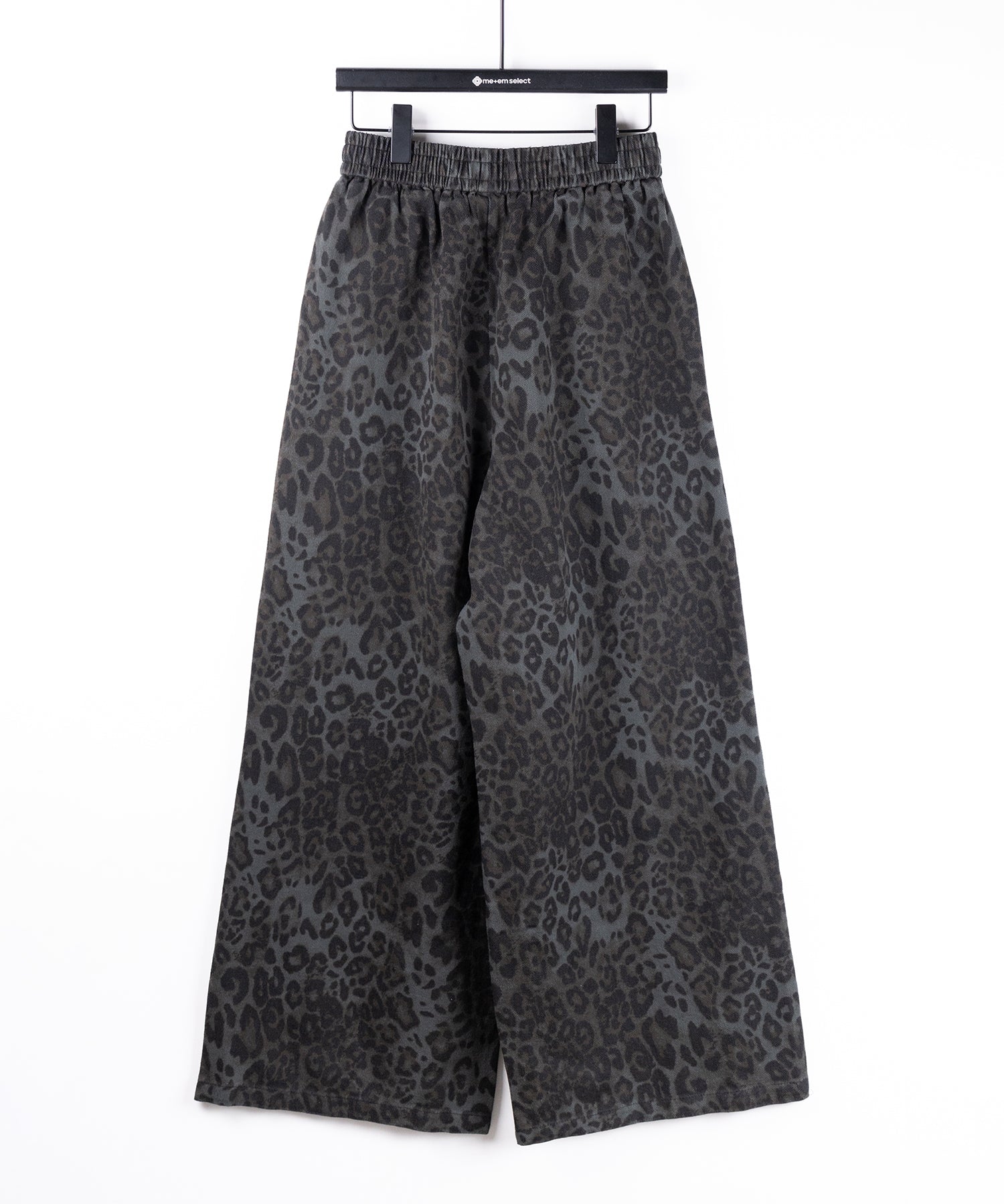 【 2color 】ヴィンテージライクレオパードツイルワイドパンツ / vintage like leopard twill wide pants