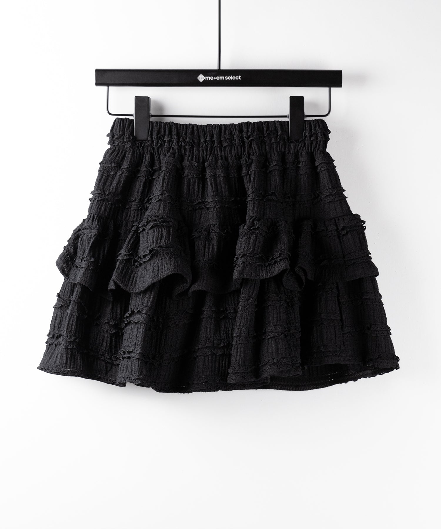 【 インパン裏地付 】ティアードフリルミニスカート / tiered frill mini skirt