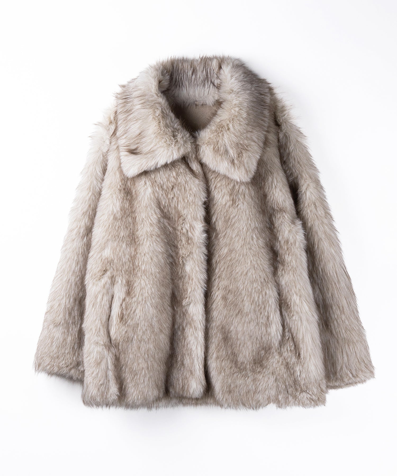 【 5color 】フェイクファーボリュームミドルコート / fake fur volume middle coat