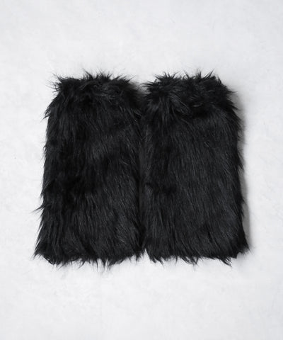 フェイクファーレッグウォーマー / fake fur leg warmer
