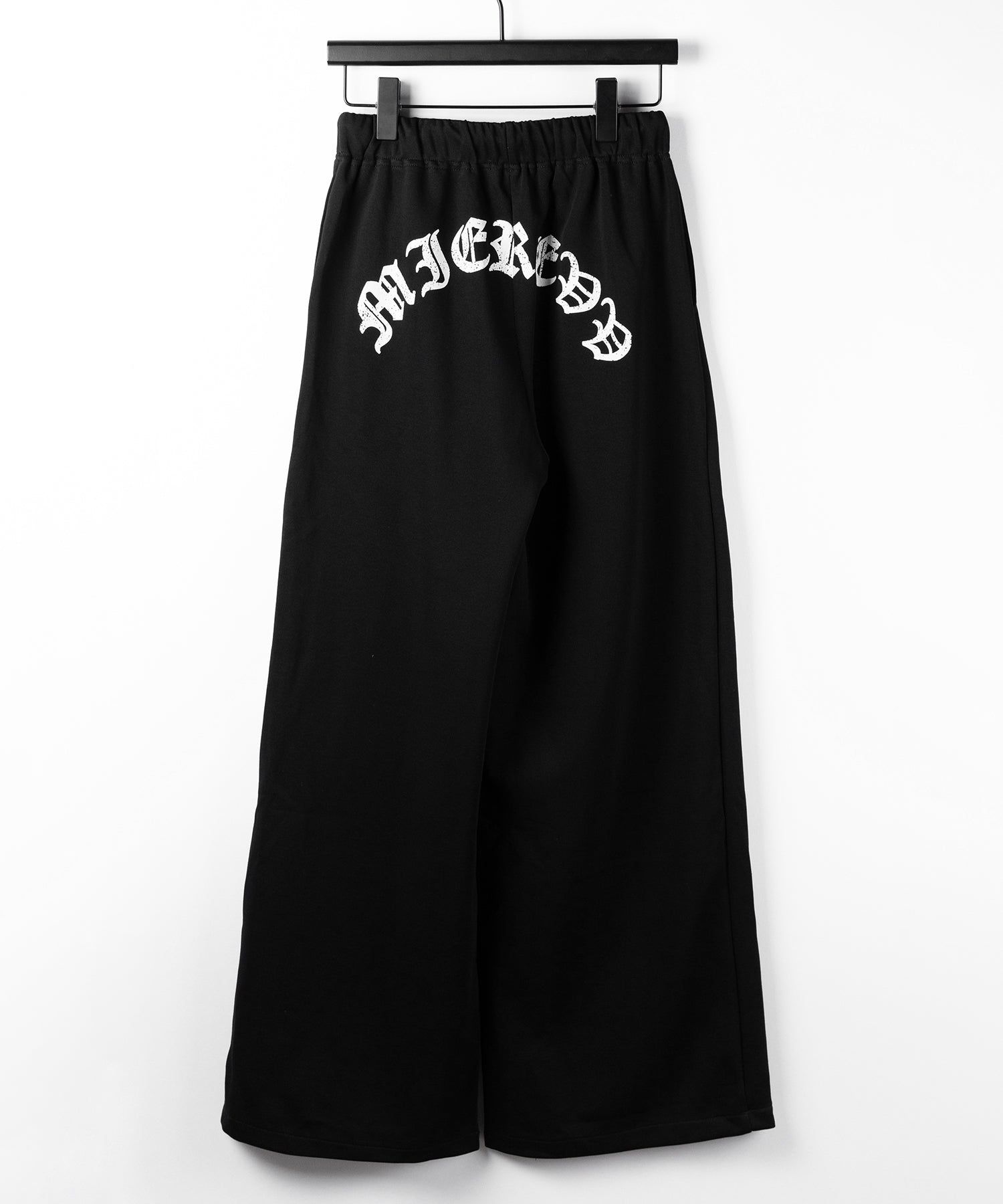 グランジロゴバックプリントスウェットワイドパンツ / grunge logo back print sweat wide pants