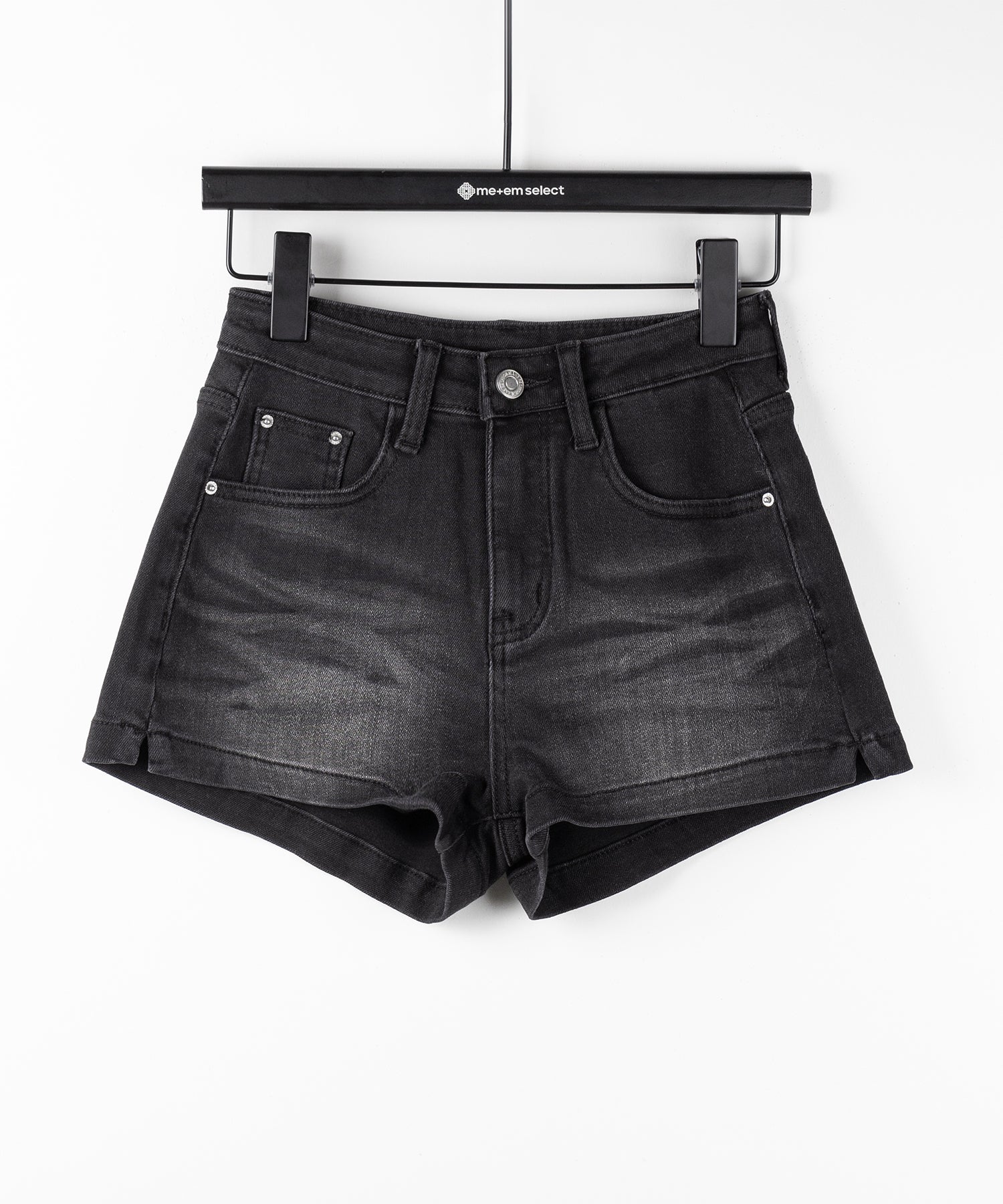 ハイウエストストレッチデニムタイトショートパンツ / high wast stretch denim tight short pants