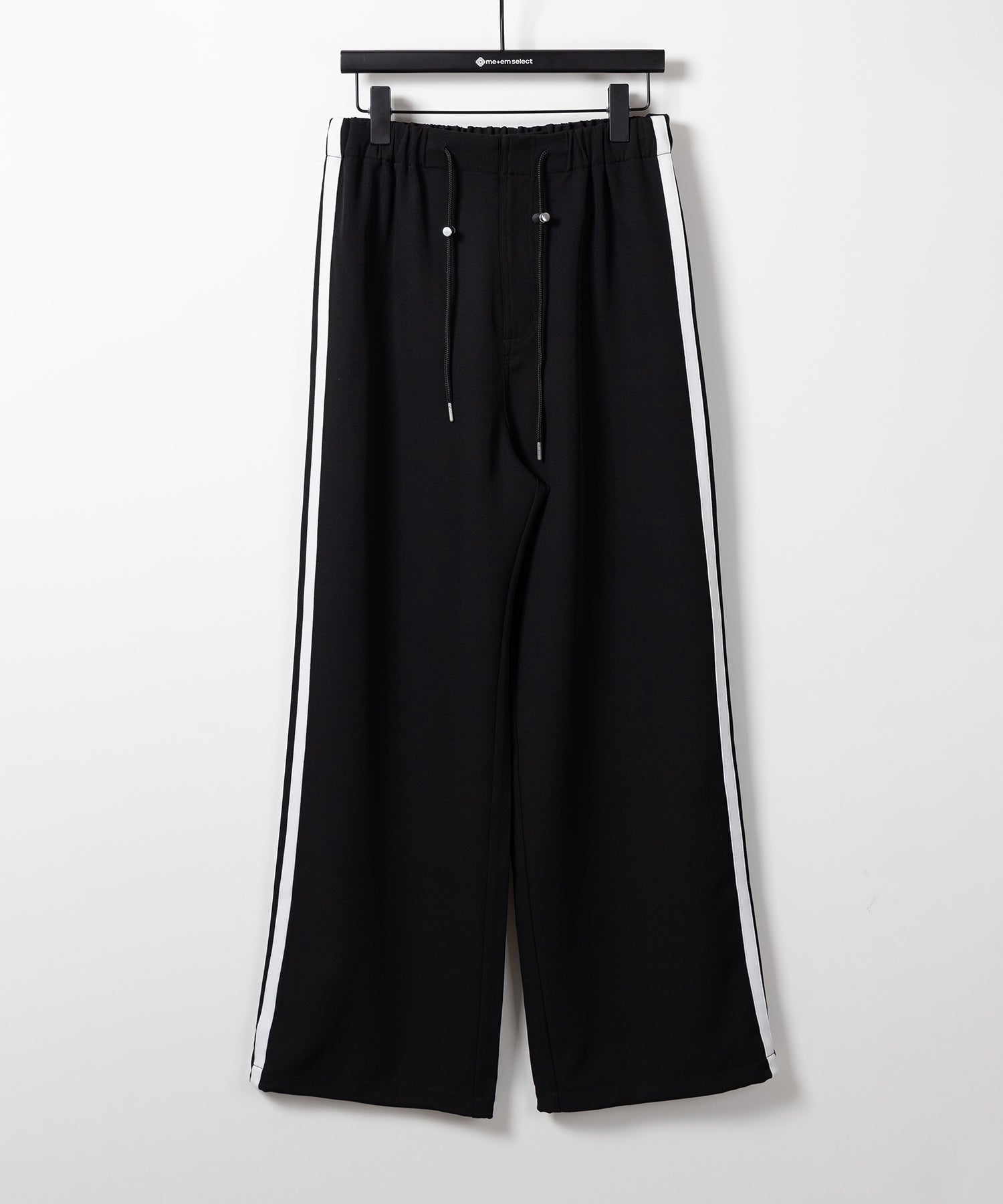 【 3size/3color 】2WAYドロストサイドラインルーズトラックワイドパンツ