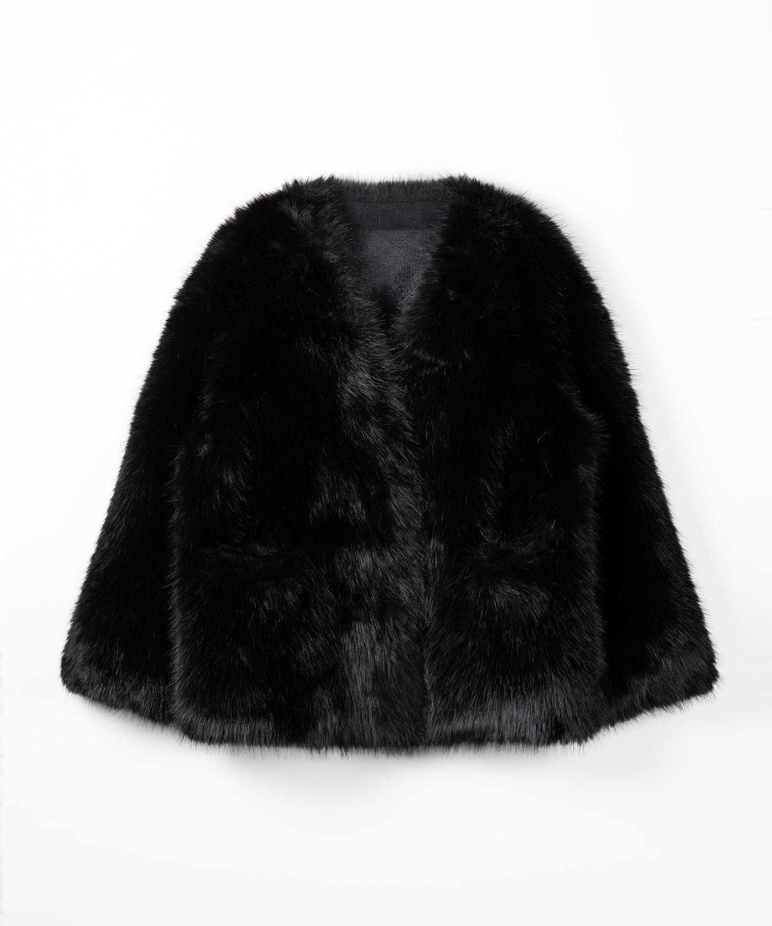 ミンクライクフェイクファーボリュームコート / mink-like fake fur volume coat