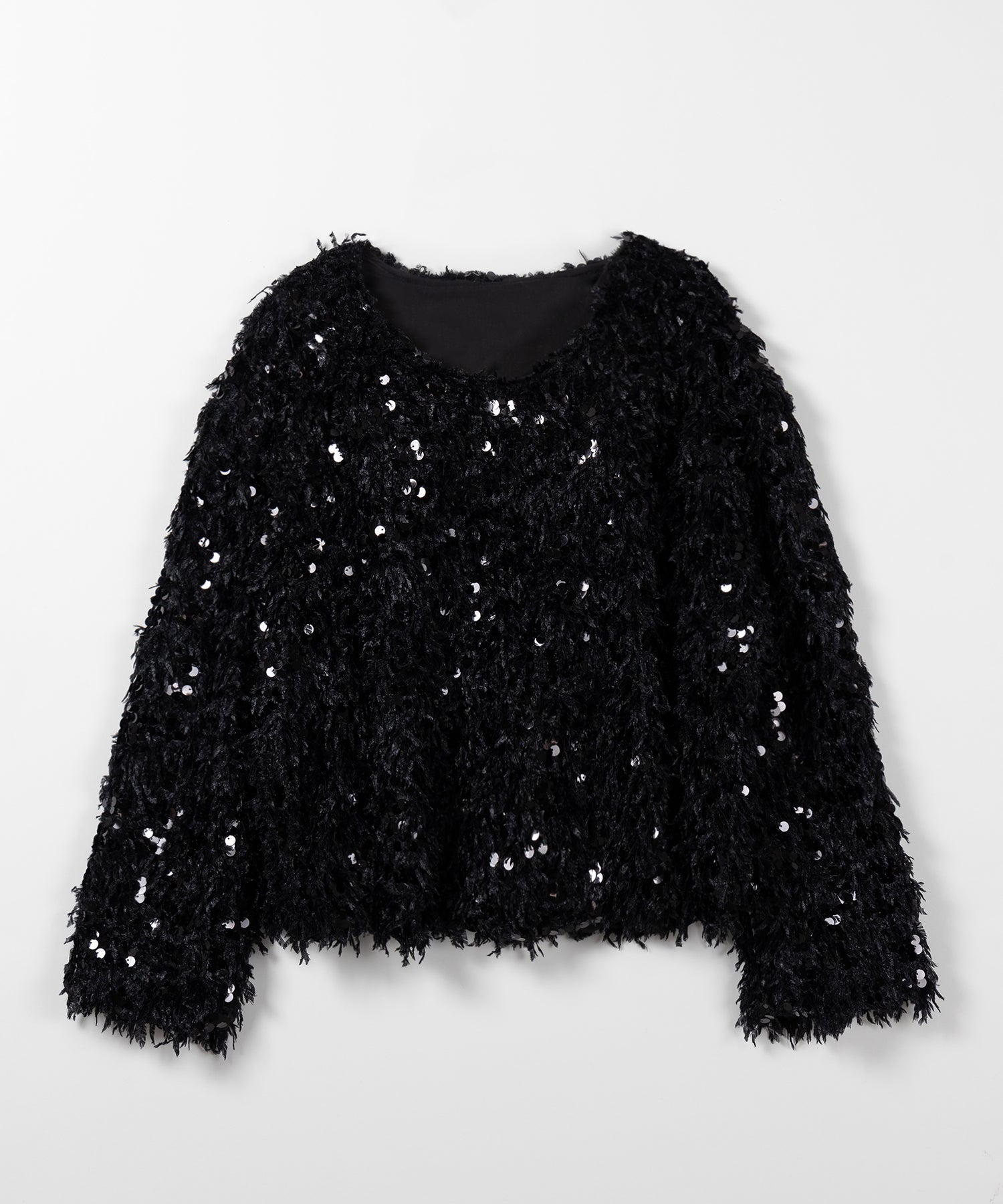 【 4color 】フェザースパングルオーバートップス/feather spangle over tops