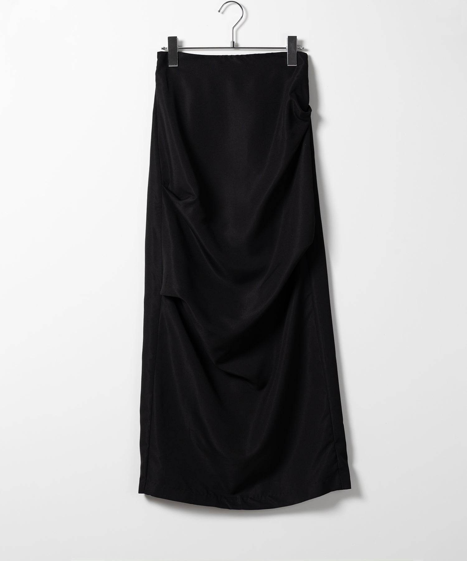 【 3size / 5color 】タックデザインハイウエストスリットロングスカート
