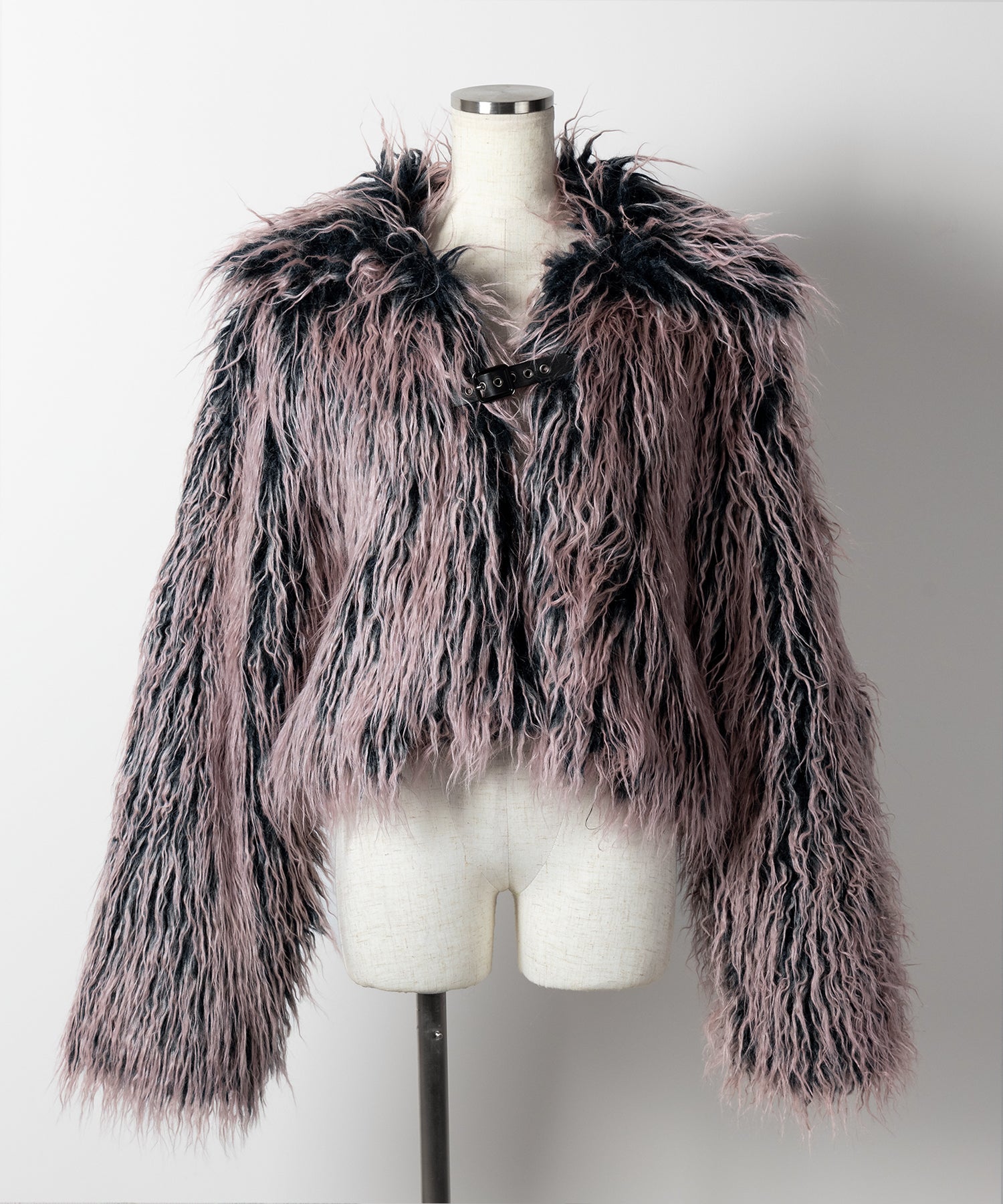 【 2color 】グラデーションシャギーファーモンスターボリュームコート/ gradation shaggy fur monster volume coat