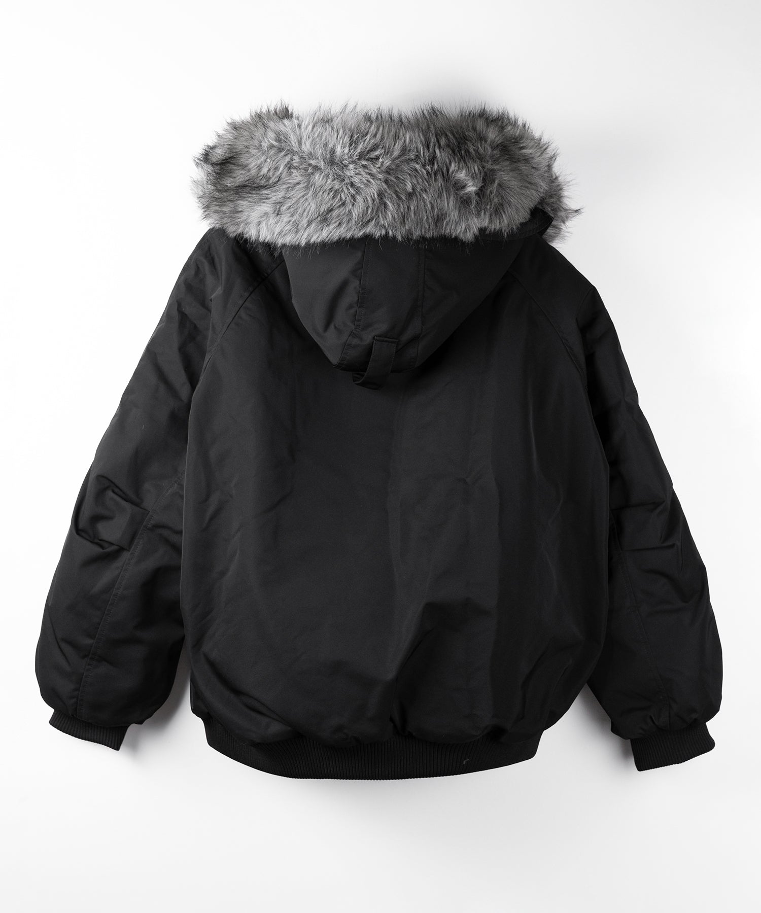 【 限定先行販売 】fake fur hoodie big down jacket