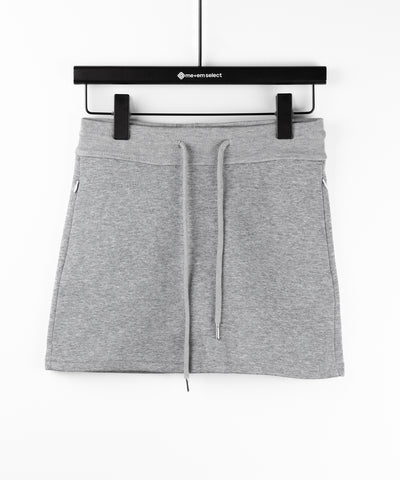 ハイウエストスウェットタイトミニスカート / high waist sweat tight mini skirt