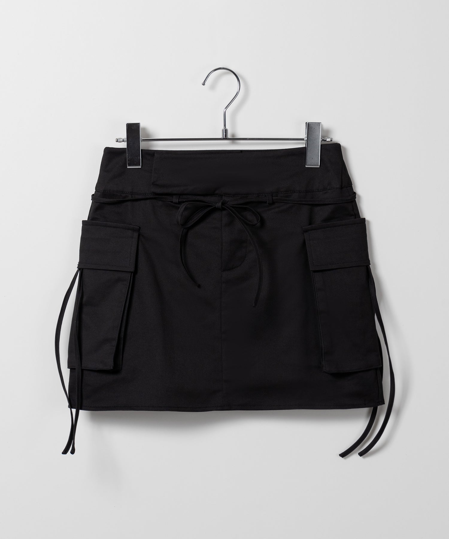 【 2WAY 】3ストラップリボンカーゴミニスカート / three strap ribbon cargo mini skirt