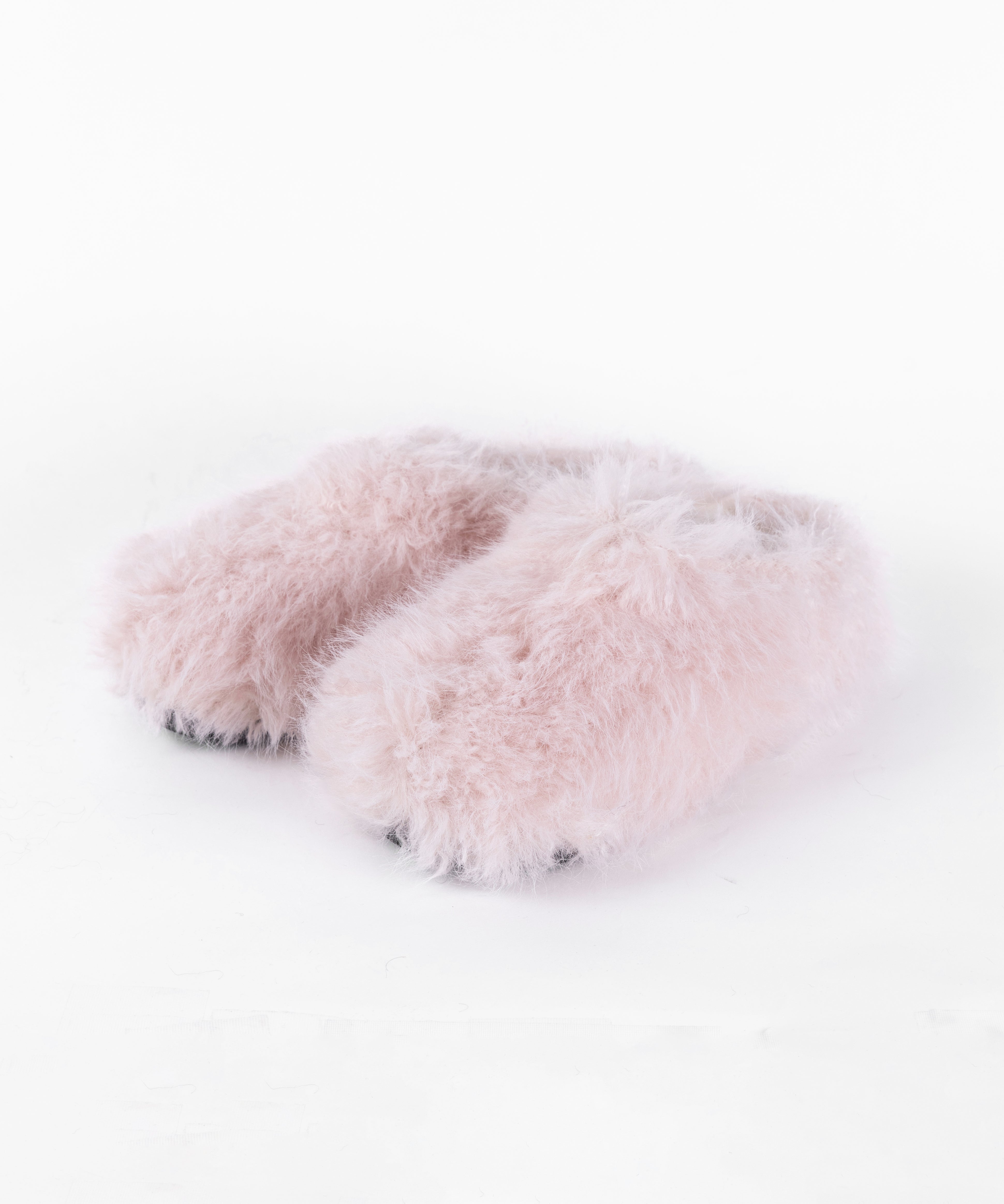 クリンクルフェイクファールームシューズ / crinkle fake fur room shoes