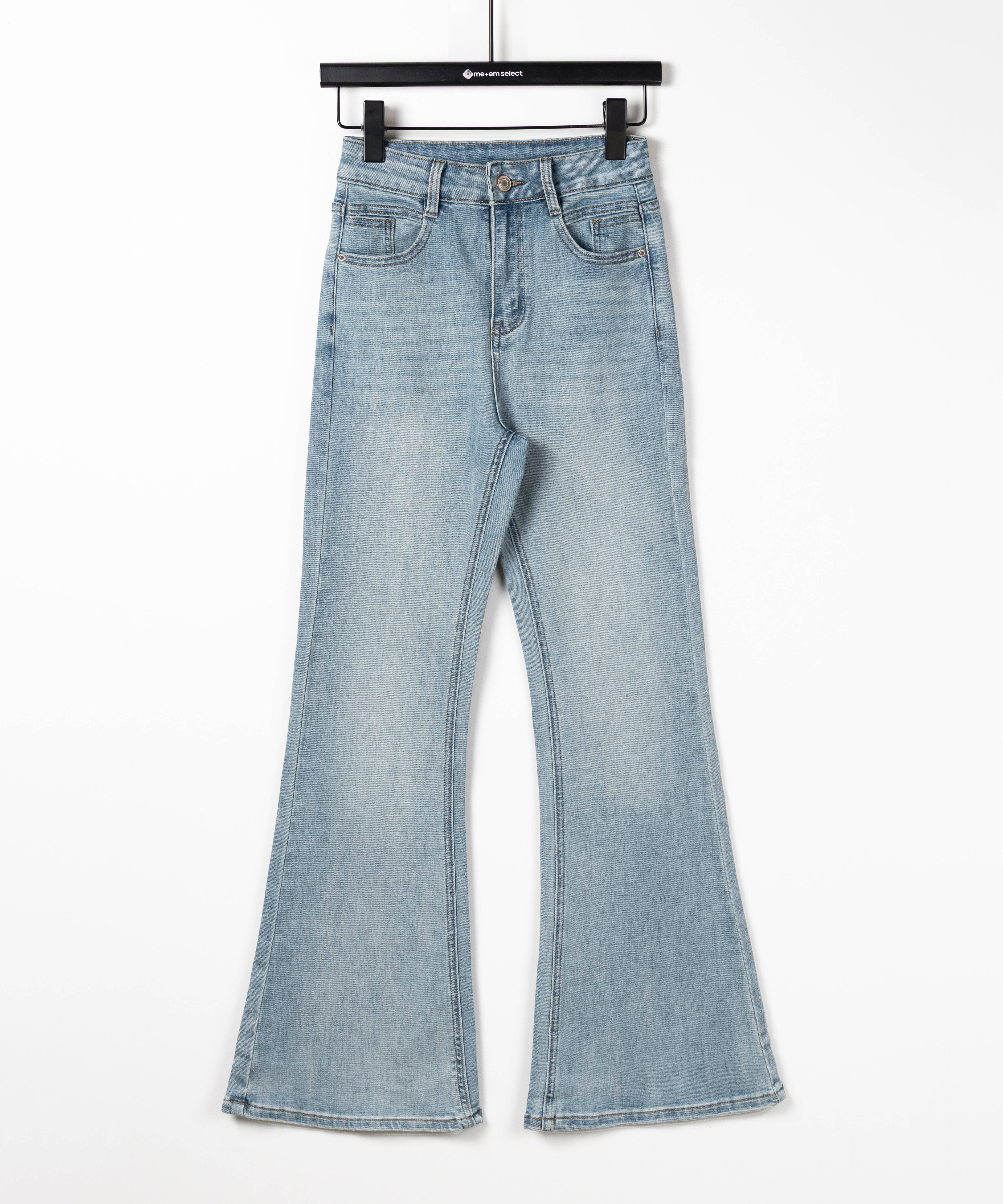 【4size 】美脚ハイウエストストレッチフレアデニム / slim leg High waist stretch flare denim