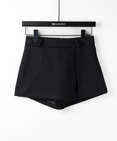 レイヤードマイクロミニスカパン / layered micro mini skirt pants