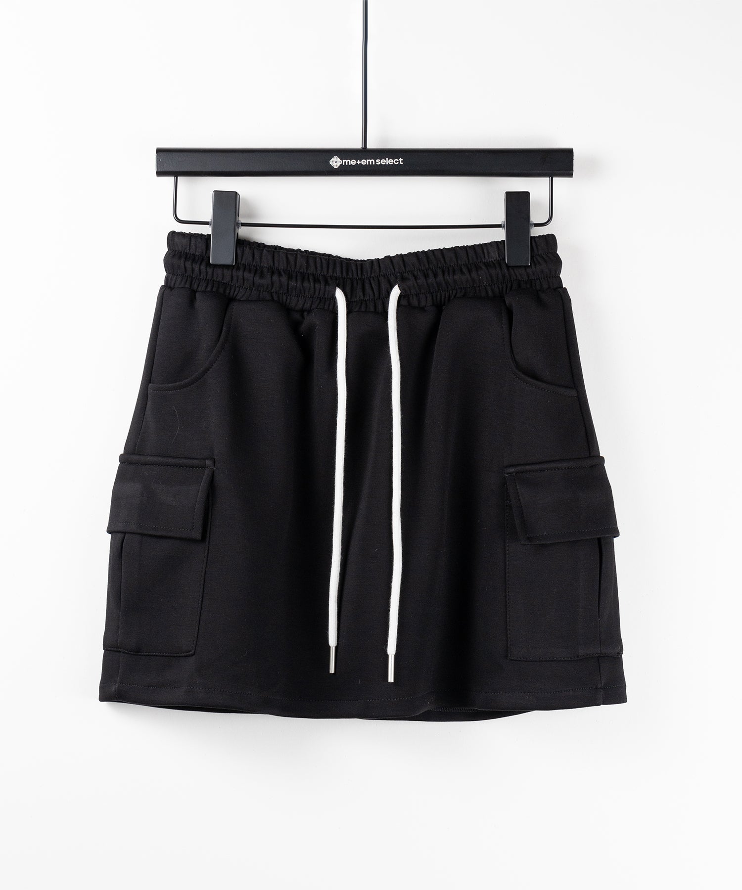 【 インナーパンツ裏地付 】ハイウエストスウェットミニスカート / high waist sweat mini skirt
