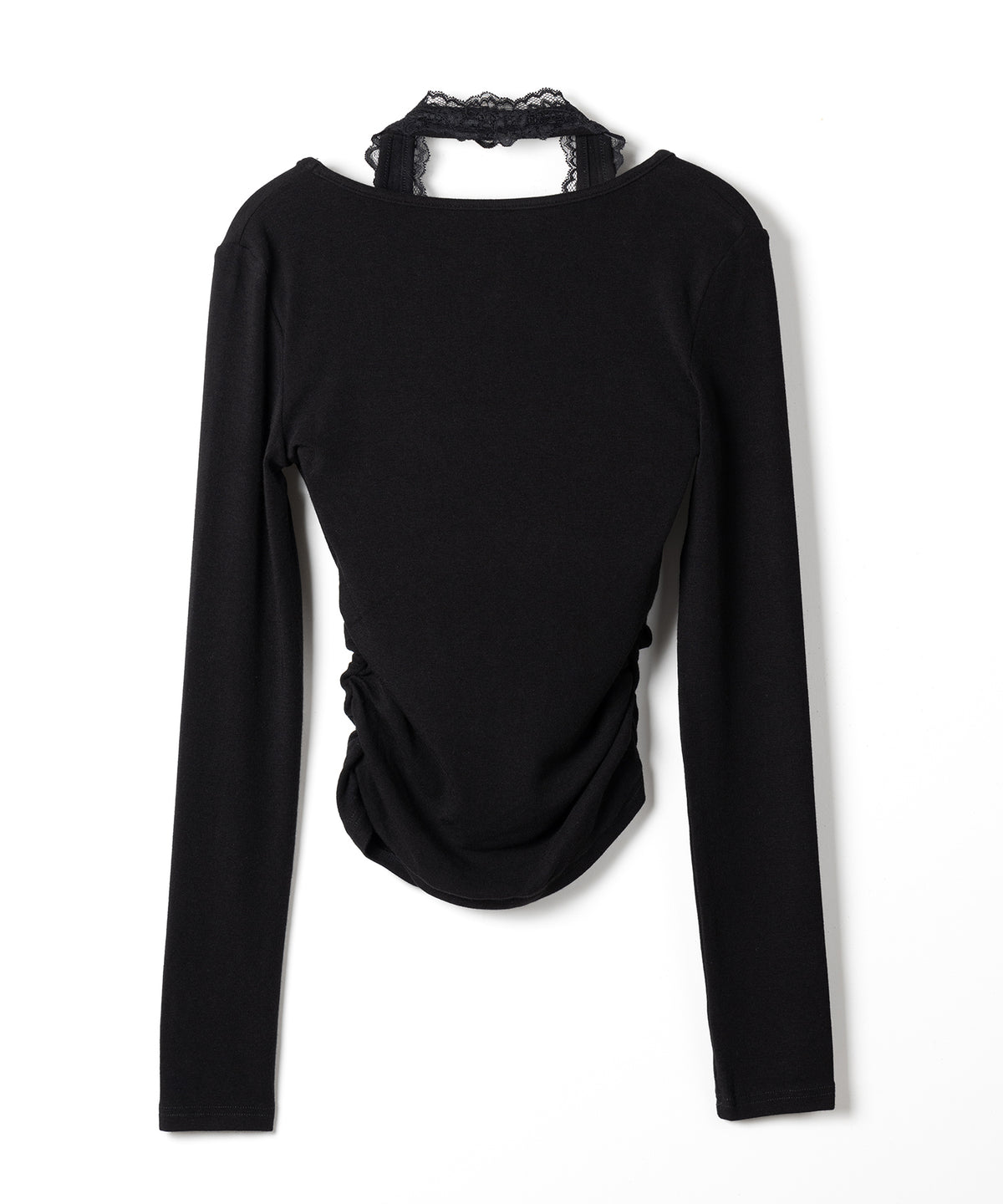 ホルターネックレースレイヤードトップス / Halter neck lace layered tops