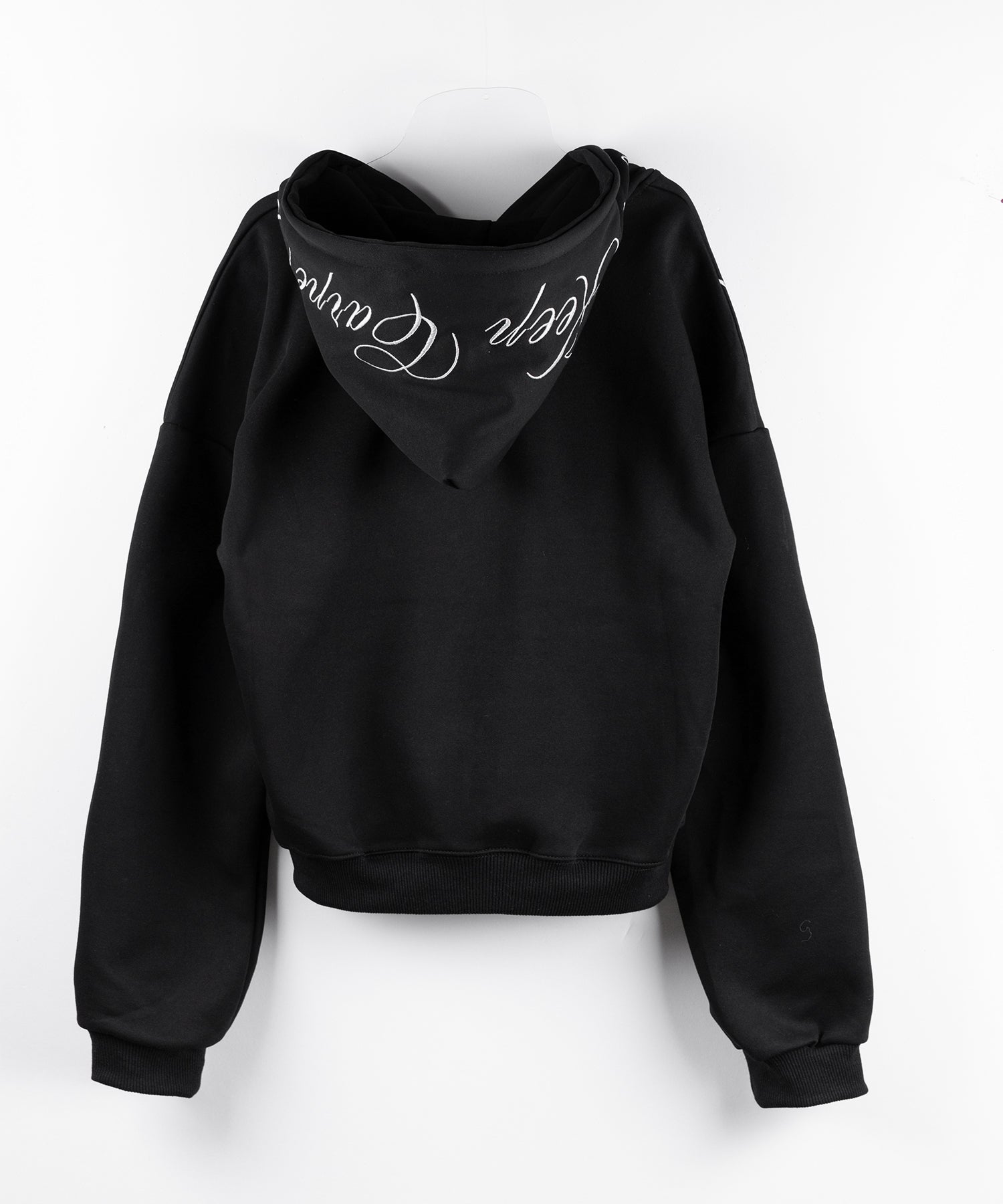 【 セットアップ 】レタリングロゴ刺繍ジップアップパーカー&ショートパンツ / lettering logo embroidery zip-up hoodie & short pants SETUP