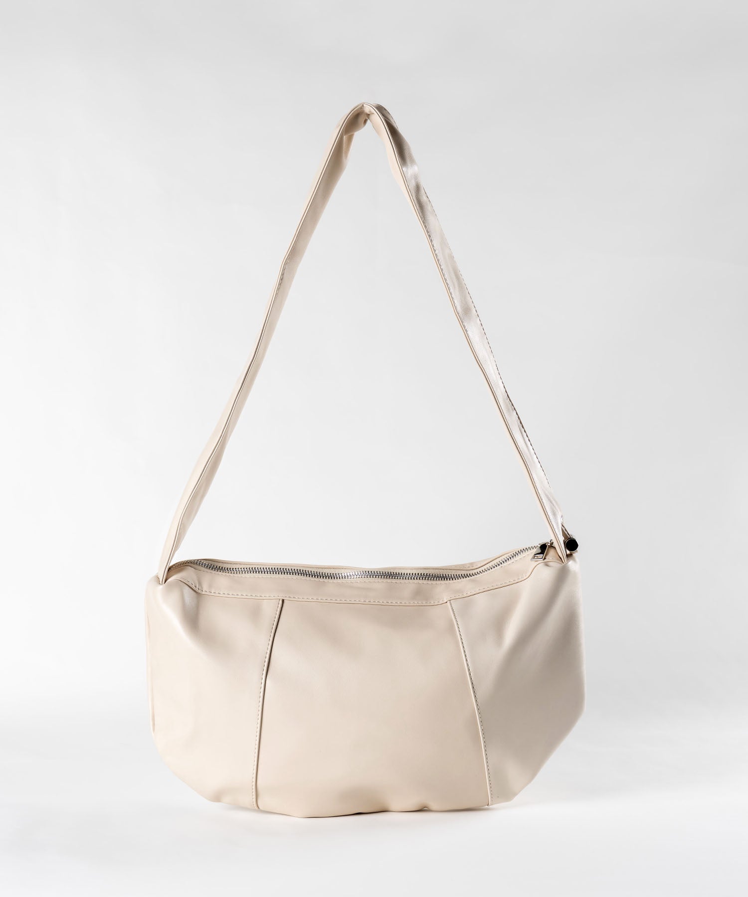 シャーリングハンドルショルダーバッグ / shirring handle shoulder bag