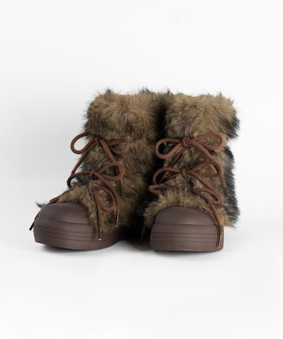 ボリュームフェイクファーブーツ / volume fake fur boots