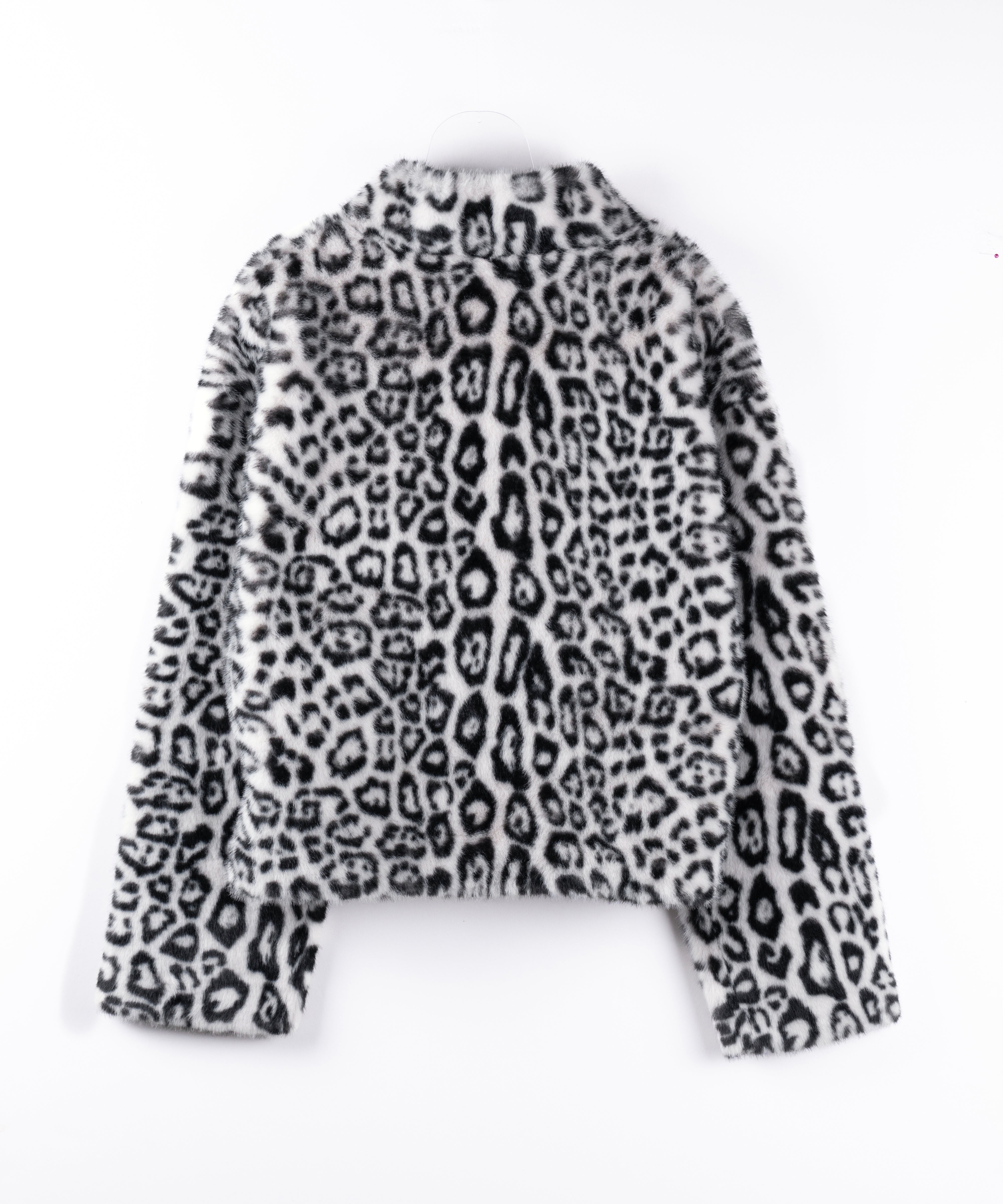 【 限定先行販売 】 leopard zipup  fake fur coat