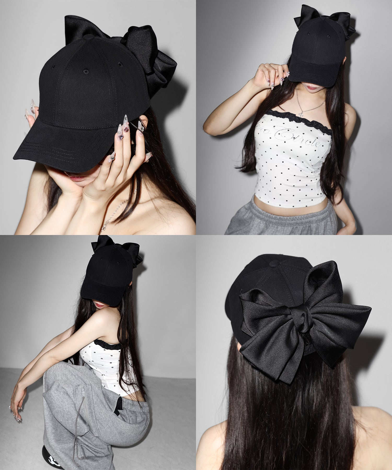 バックリボンキャップ / back ribbon CAP