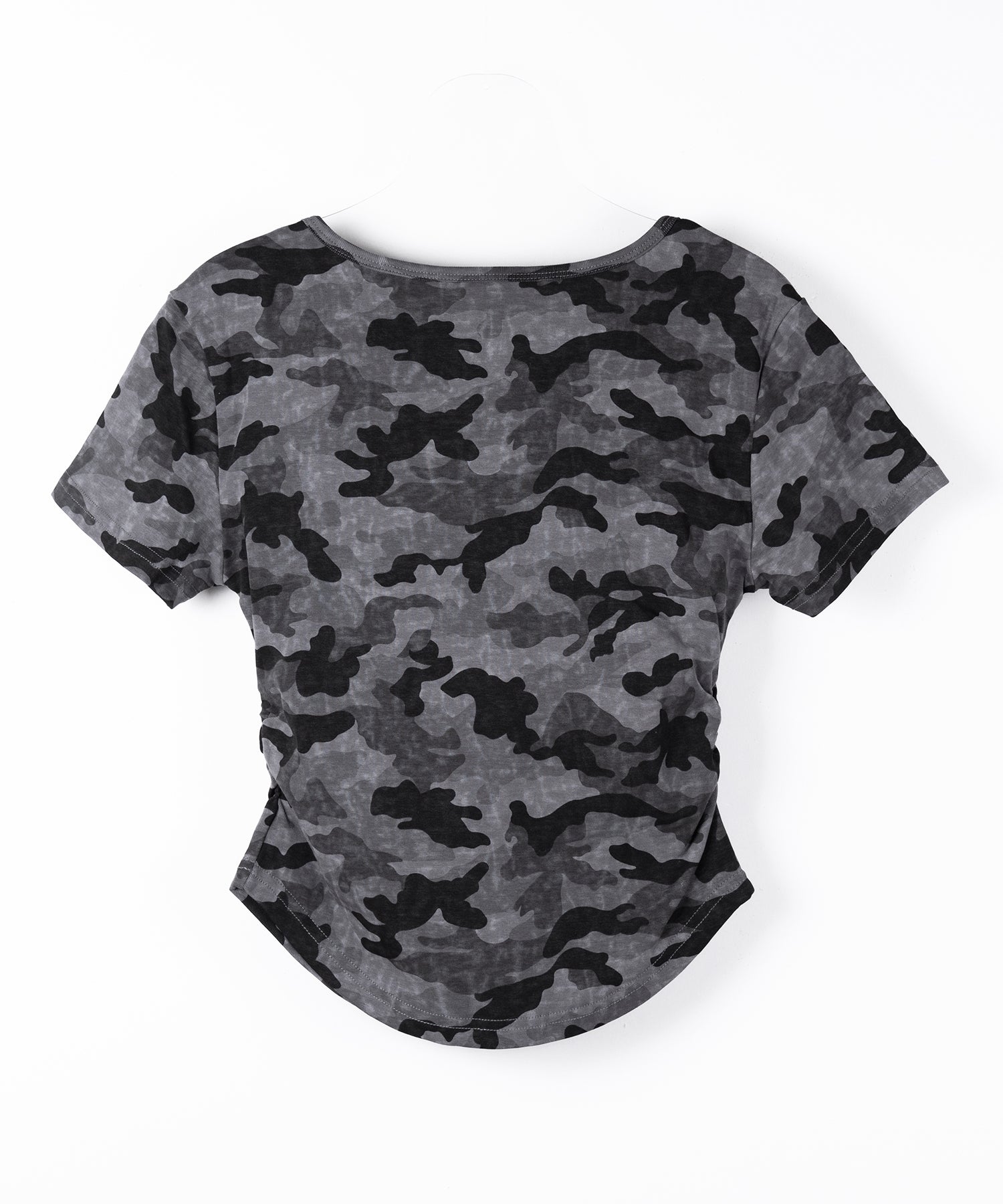 ヴィンテージカモフラアウトポケットジップ半袖Tシャツ / vintage camouflage out pocket zip short sleeve T-shirt