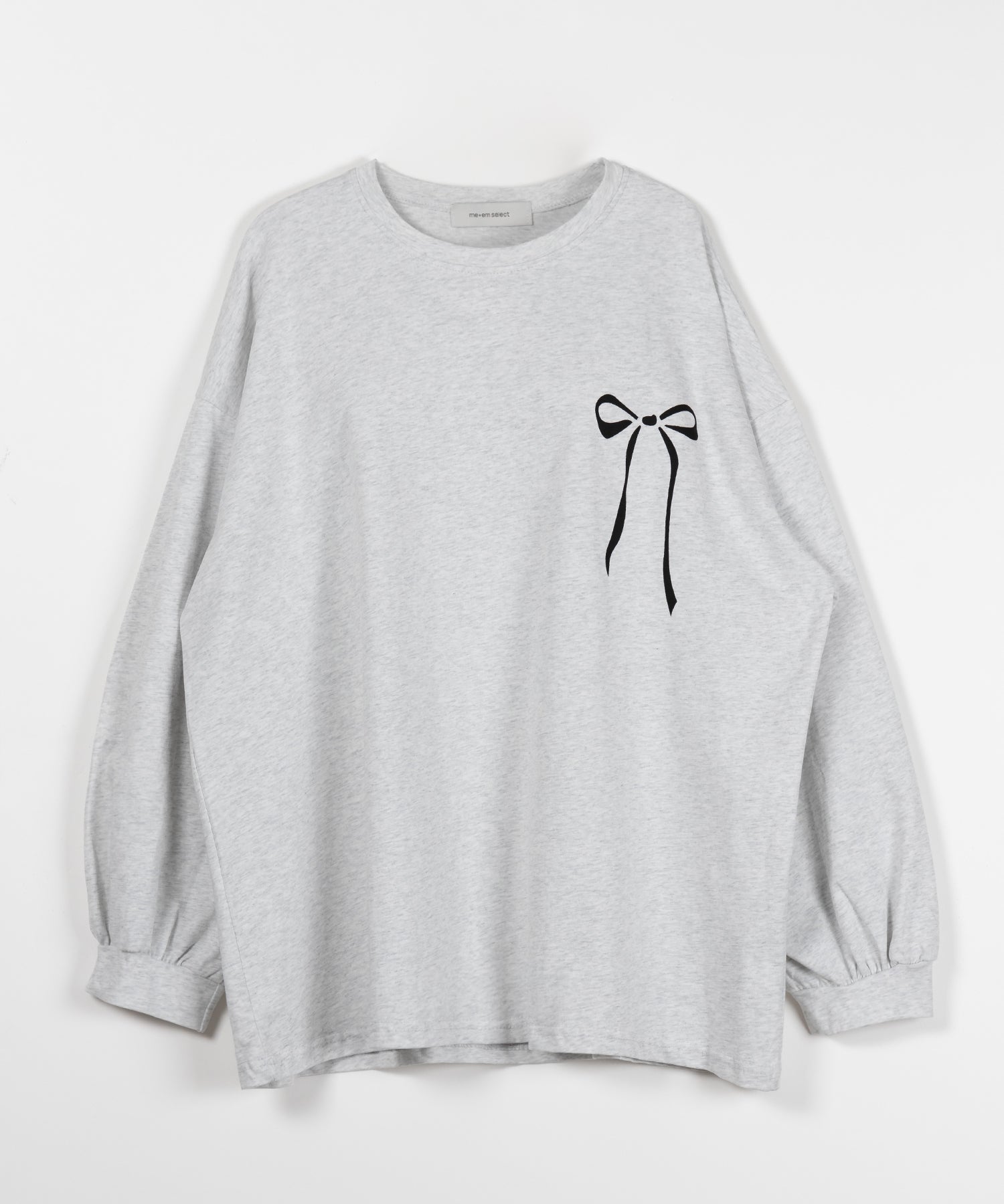 【 3color 】リボンプリントバレエコアビッグTシャツ / ribbon print ballet core big Tee