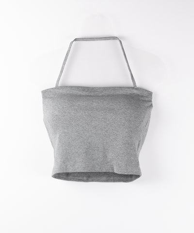 【 2点セット 】フロントリボンショートカーディガン+ ホルターキャミソール SET / front ribbon short cardigan + halter camisole SET