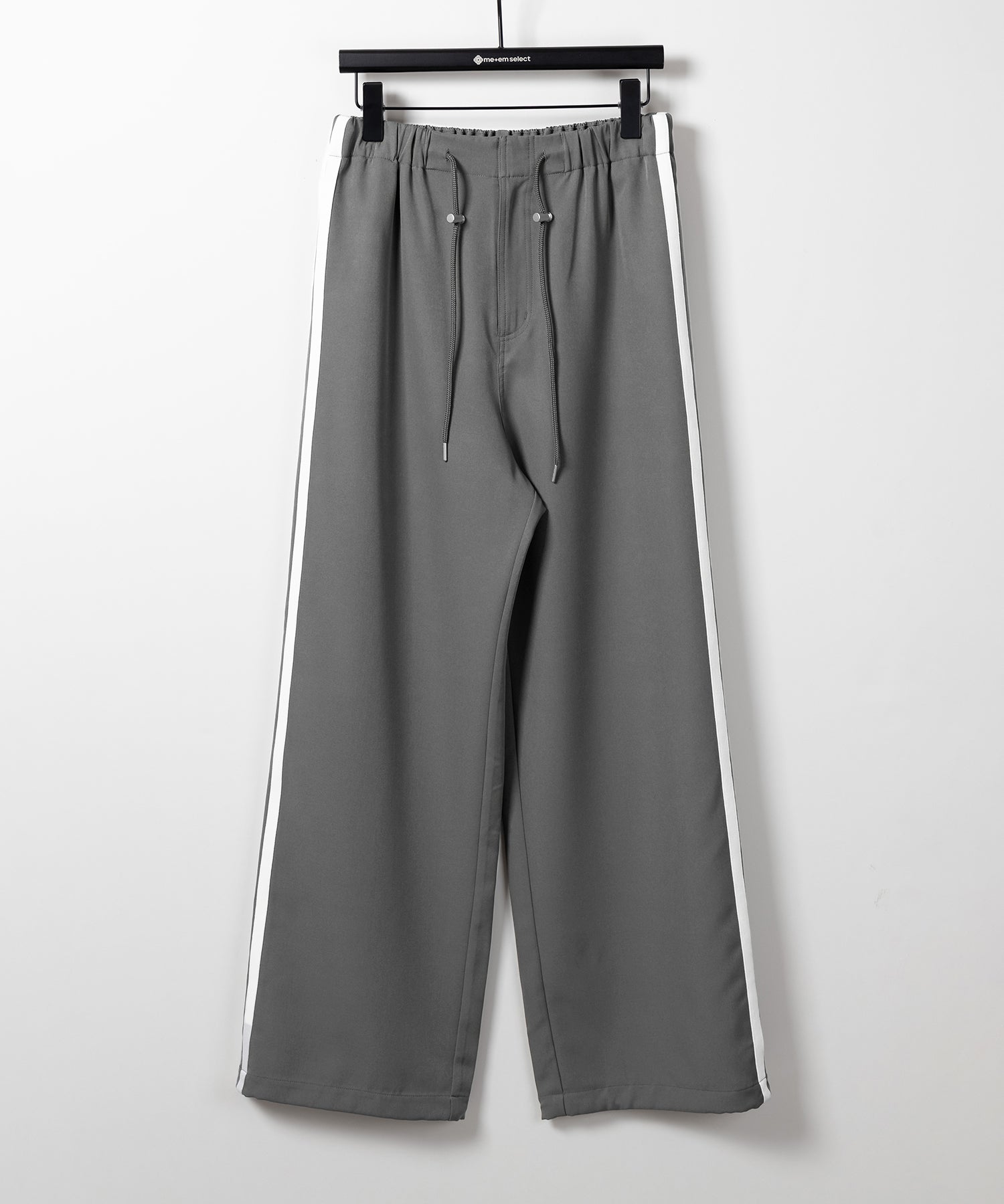 【 3size/3color 】2WAYドロストサイドラインルーズトラックワイドパンツ