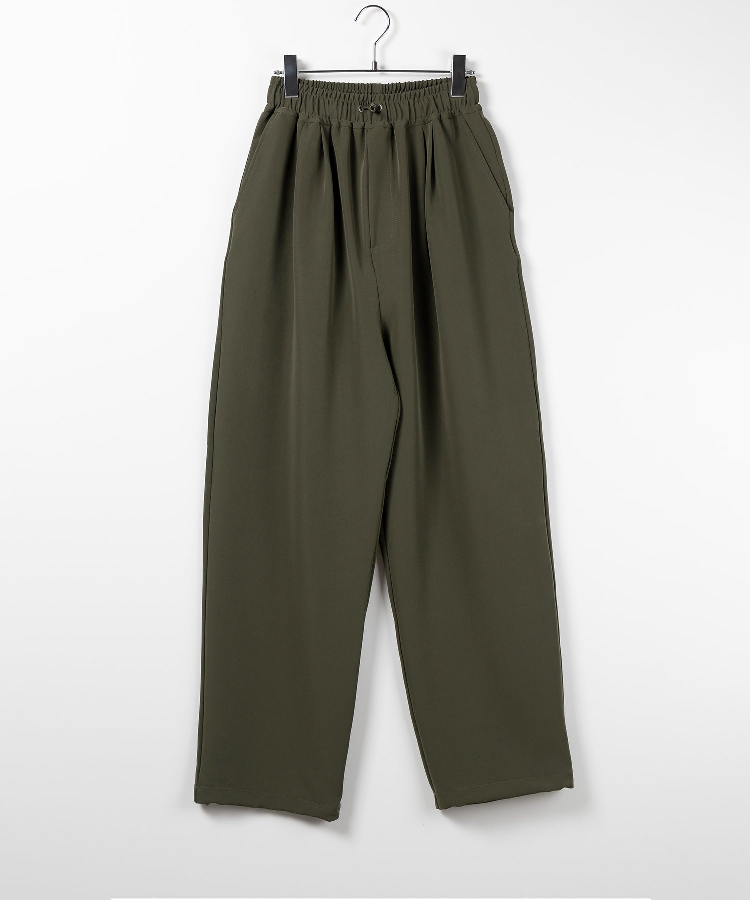 【 4size/6color 】2WAYドロストタックギャザーバルーンワイドパンツ
