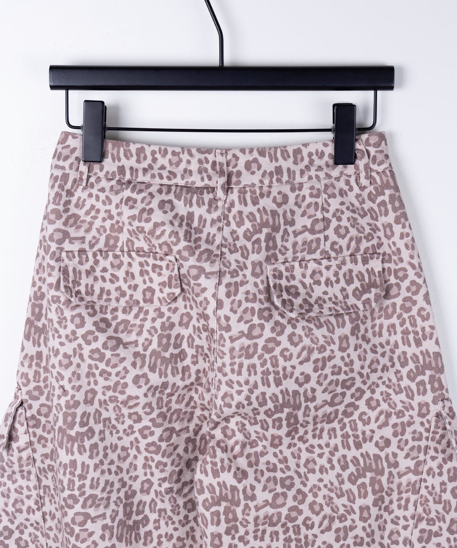 ヴィンテージライクピンクレオパードバレルカーゴパンツ / vintage like pink leopard barrel cargo pants