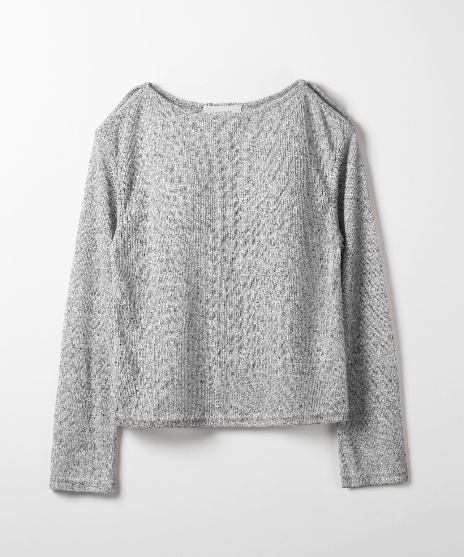 【 3color 】カットアウトショルダールーズシアートップス / cutout shoulder loose sheer tops