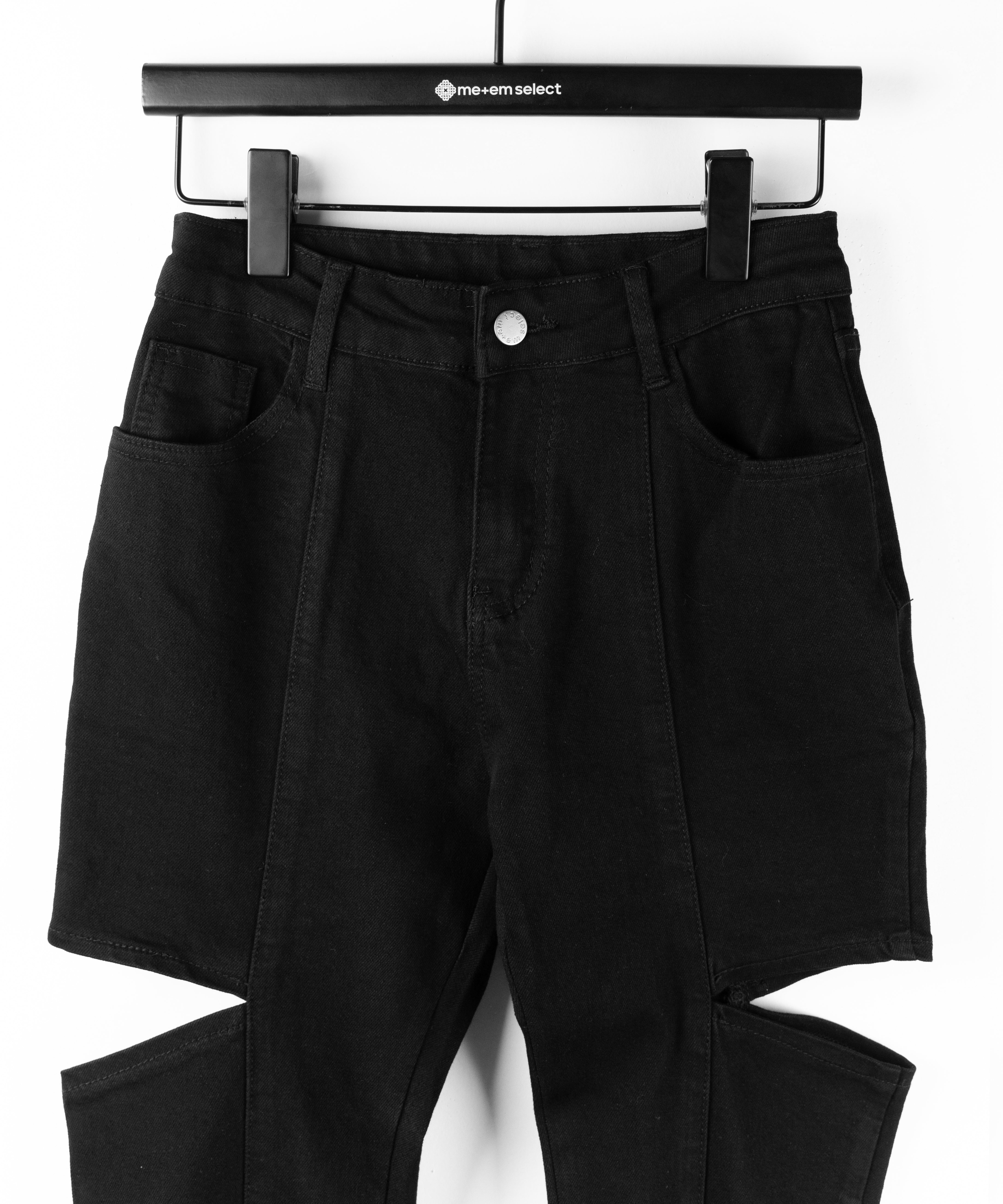 カットアウトヴィンテージストレッチフレアデニム / cutout vintage stretch flare denim