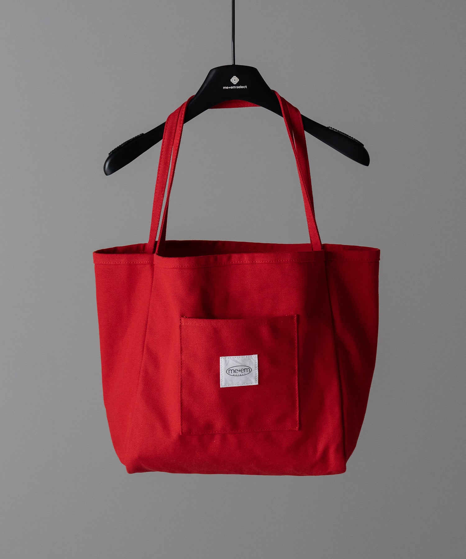 【 7color /大容量 】ミームセレクトオリジナルタグキャンバスカラートートバッグ / me+em select original tag canvas color totebag
