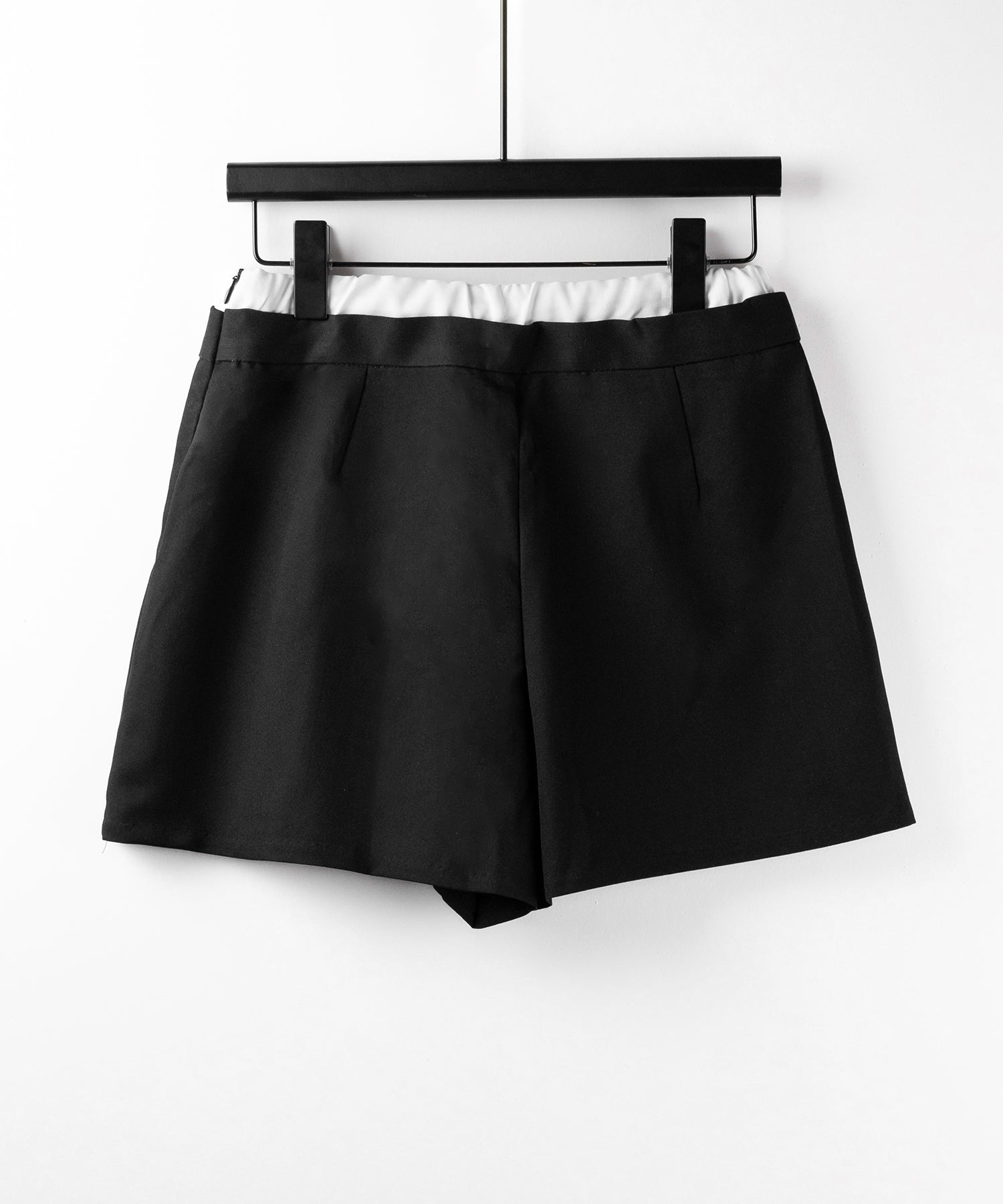 【 2color 】レイヤードプリーツミニスカパン / layered pleated mini skirt pants