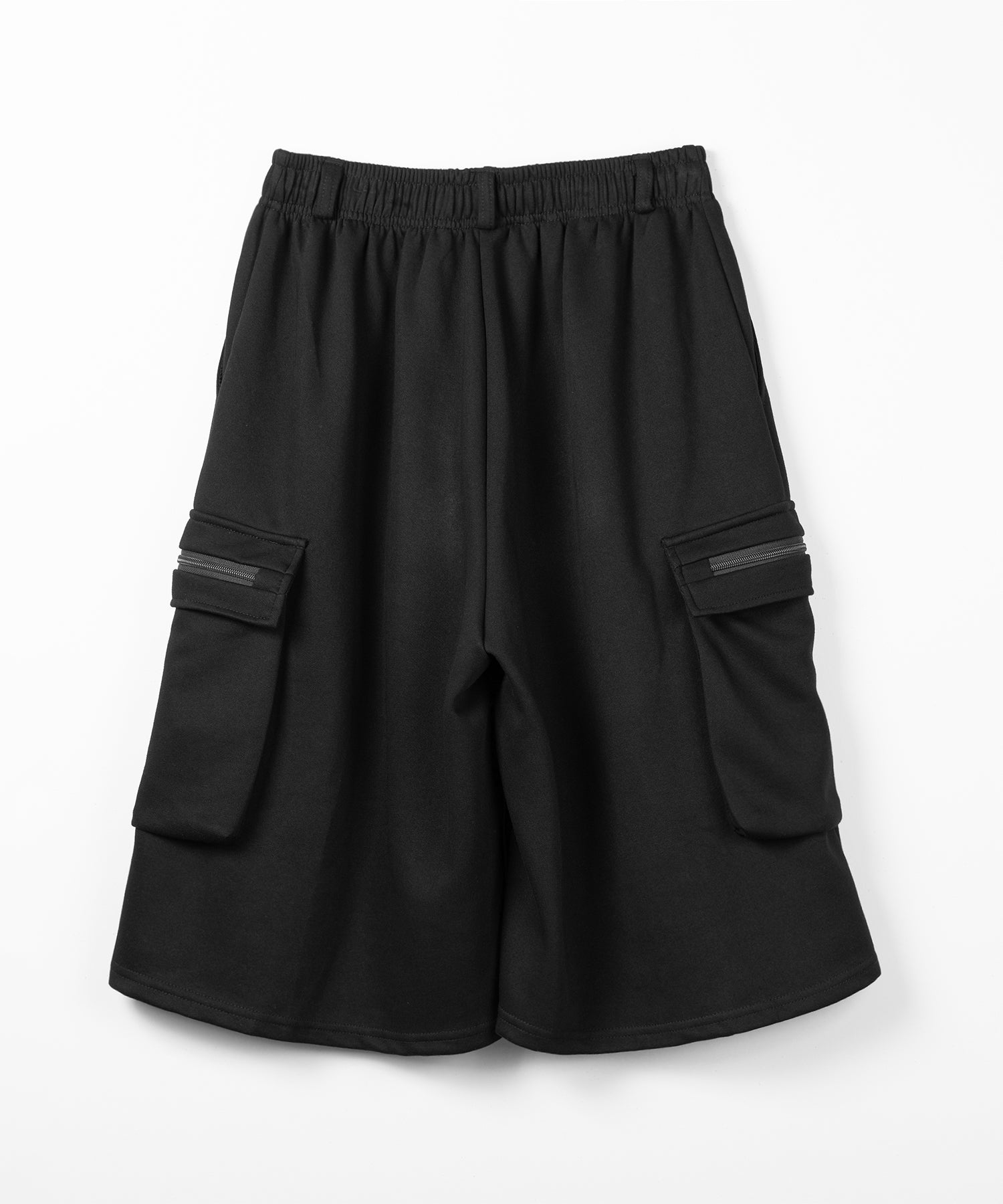 【 2color 】タックワイドカーゴスウェットハーフパンツ / tuck wide cargo sweat half pants